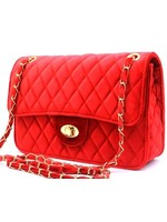 Tas  Velvet 27x19x8cm red