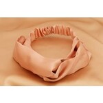 Haarband satijn zalm