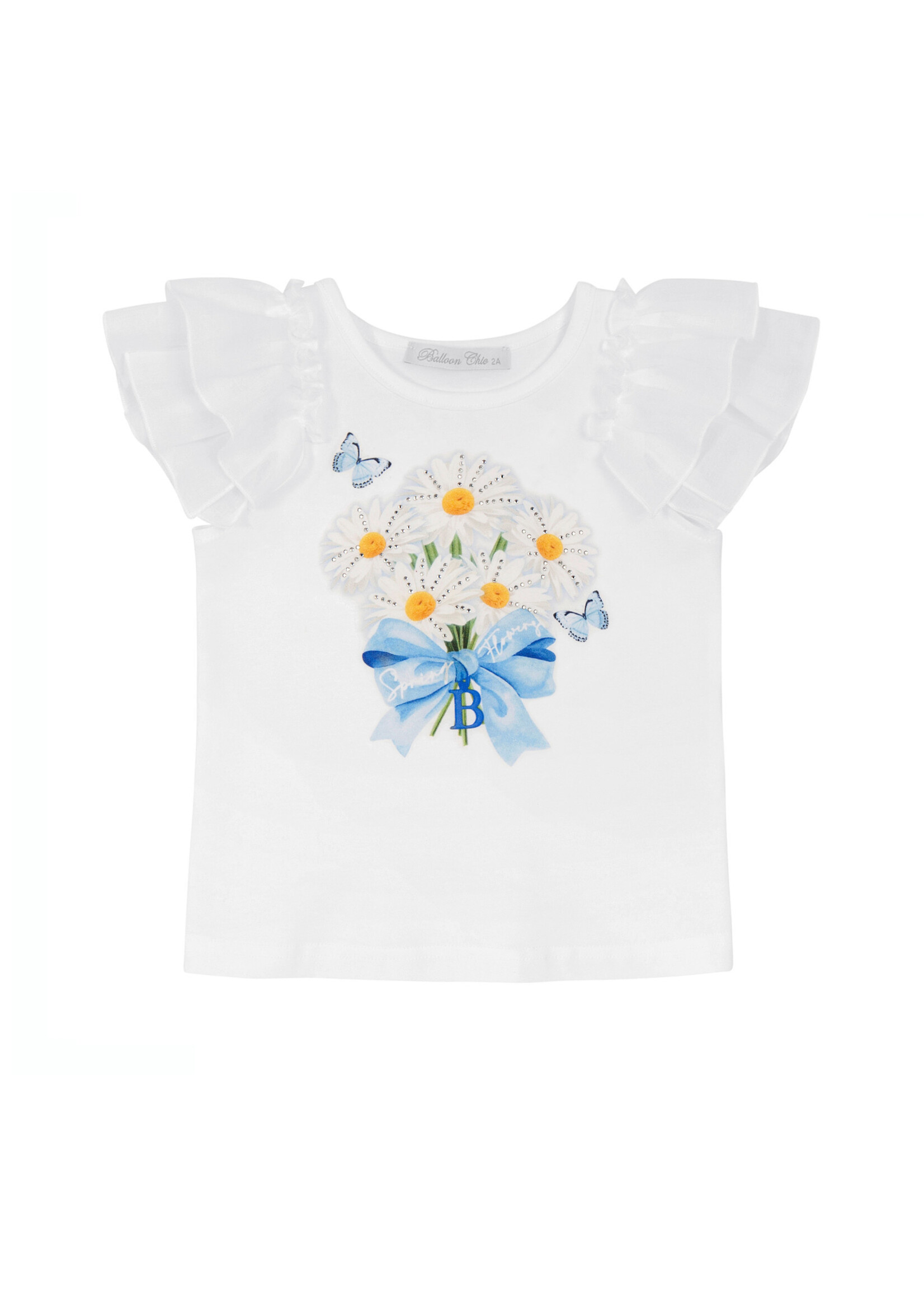 Balloon Chic Balloon Chic Shirt FLOWER blue