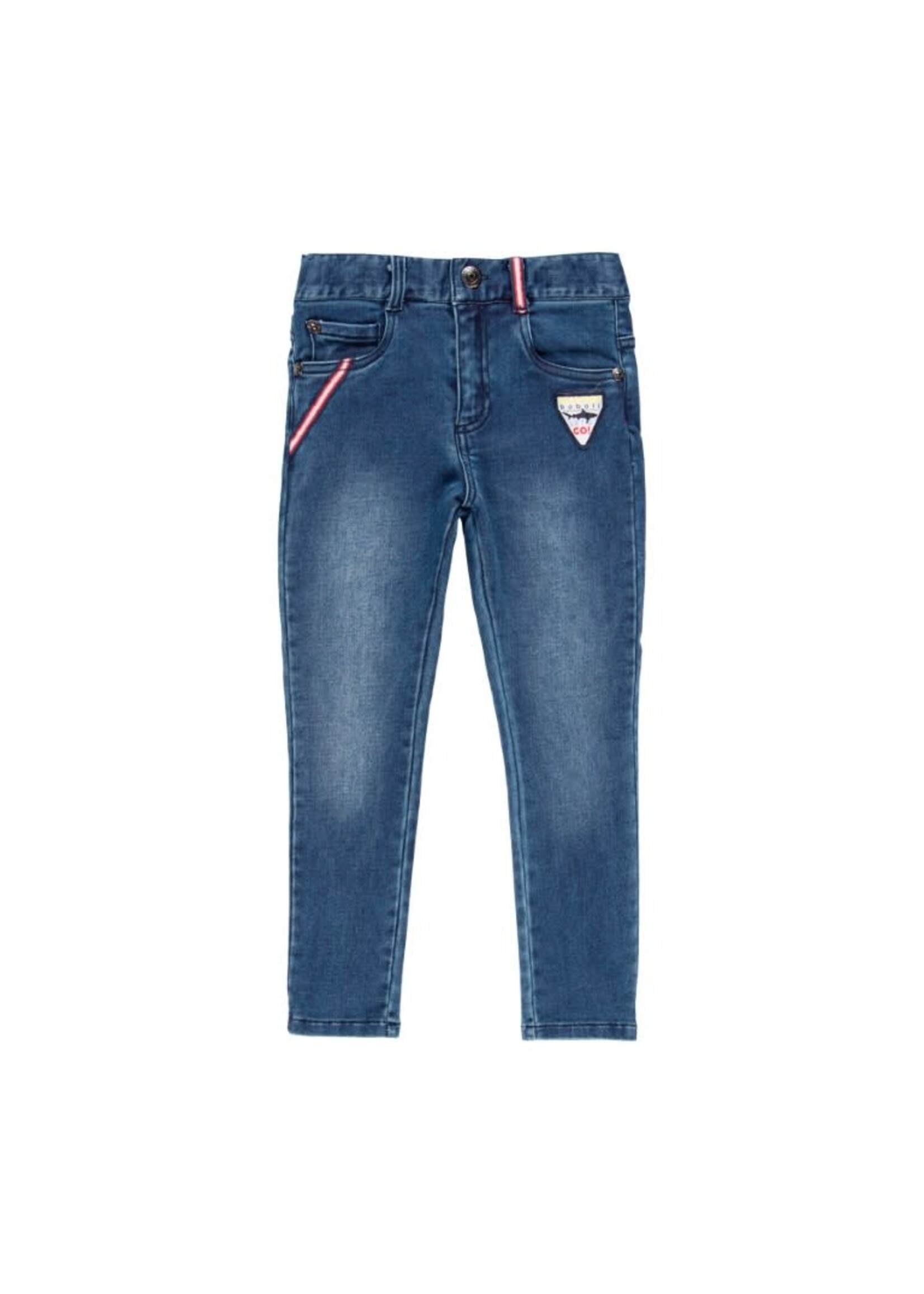 Boboli Denim trousers knit stretch for boy BLUE 504087