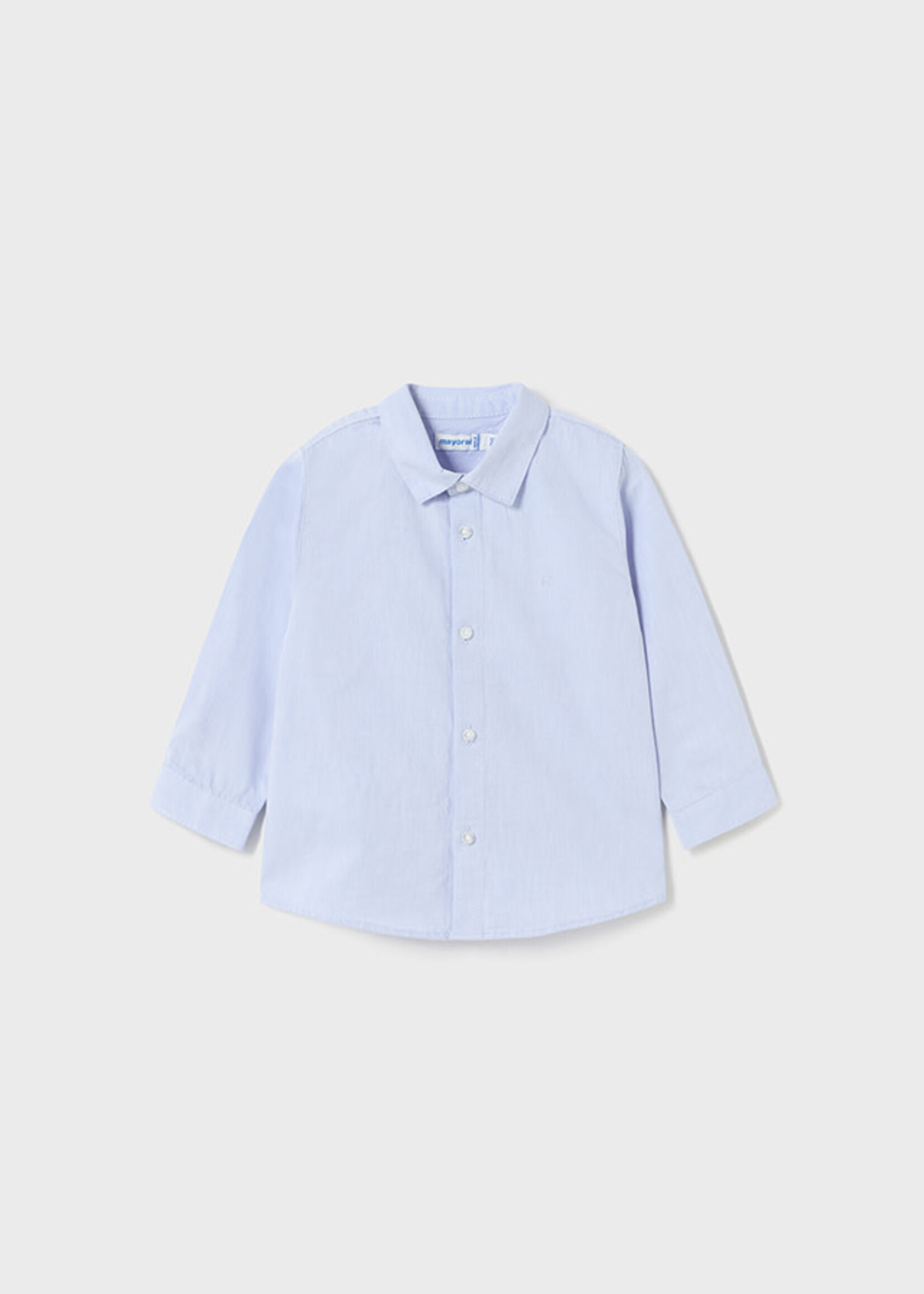 Mayoral Mayoral Basic l/s shirt Lightblue - 23 00124