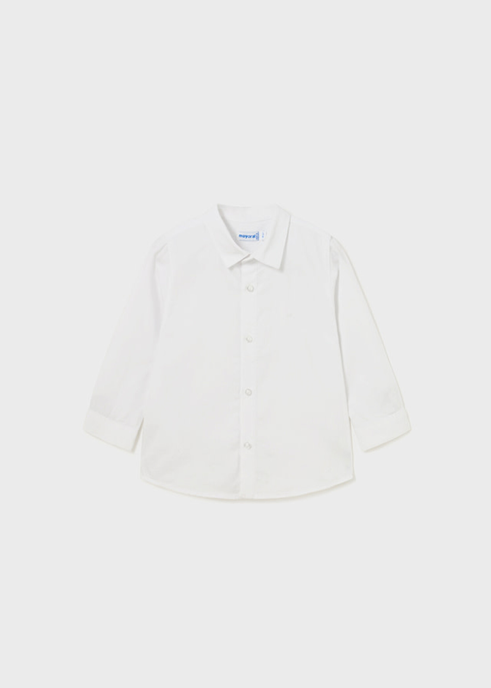Mayoral Mayoral Basic l/s shirt White - 23 00124