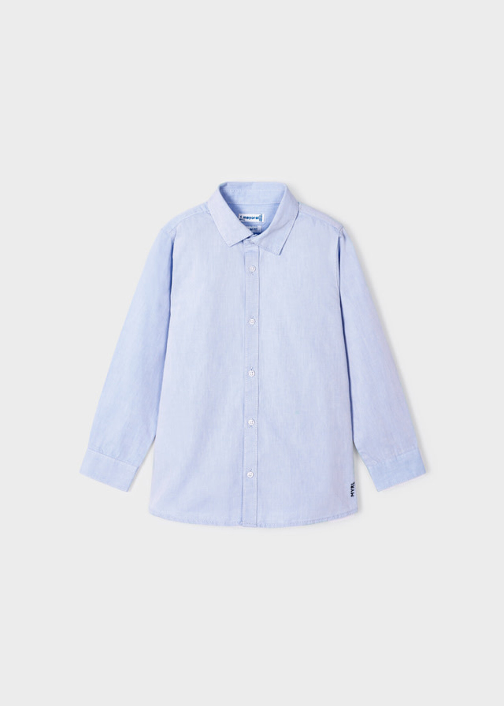 Mayoral Mayoral Basic l/s shirt Lightblue - 23 00146