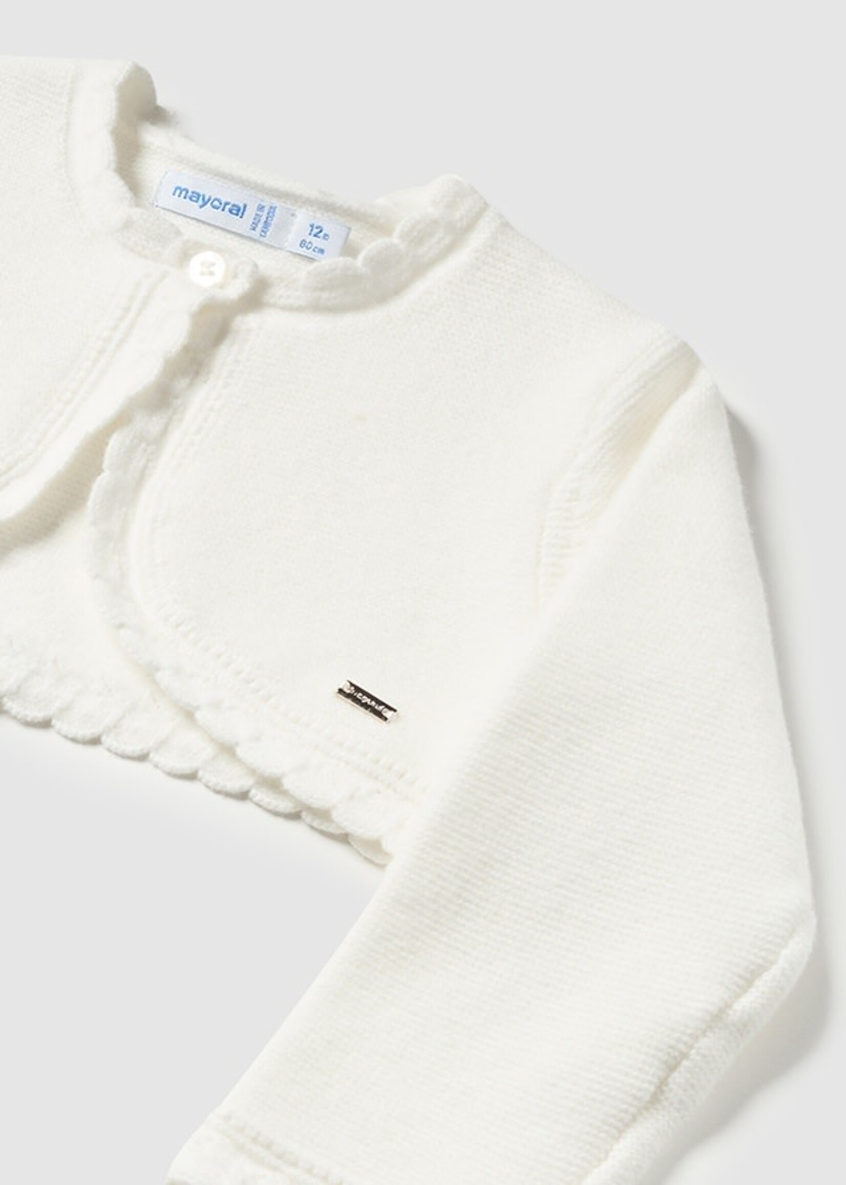 Mayoral Mayoral Basic knit cardigan Natural - 23 00308