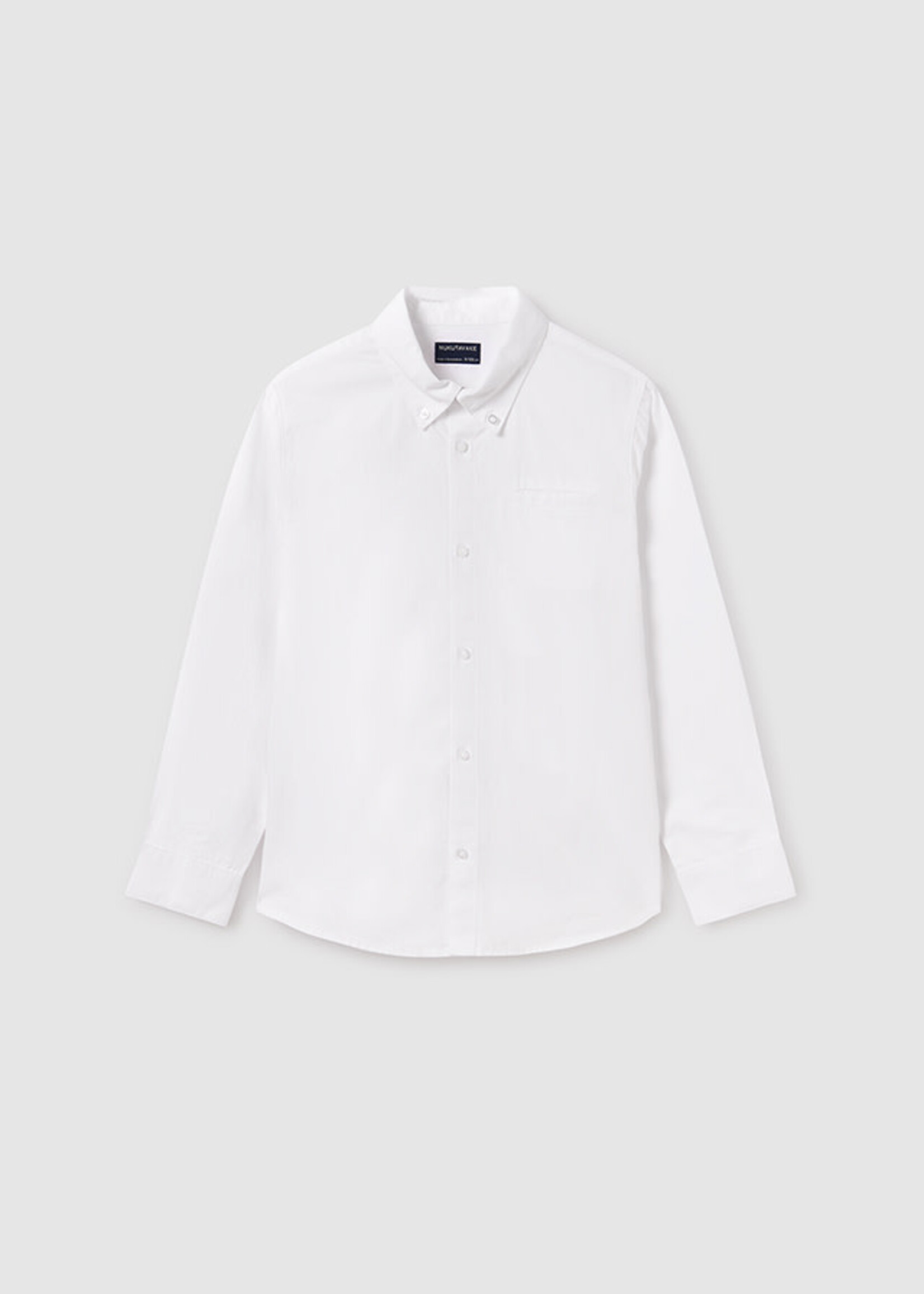 Mayoral Mayoral Basic l/s shirt White - 23 00874