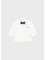 Mayoral Mayoral L/s shirt and bowtie White - 23 02165