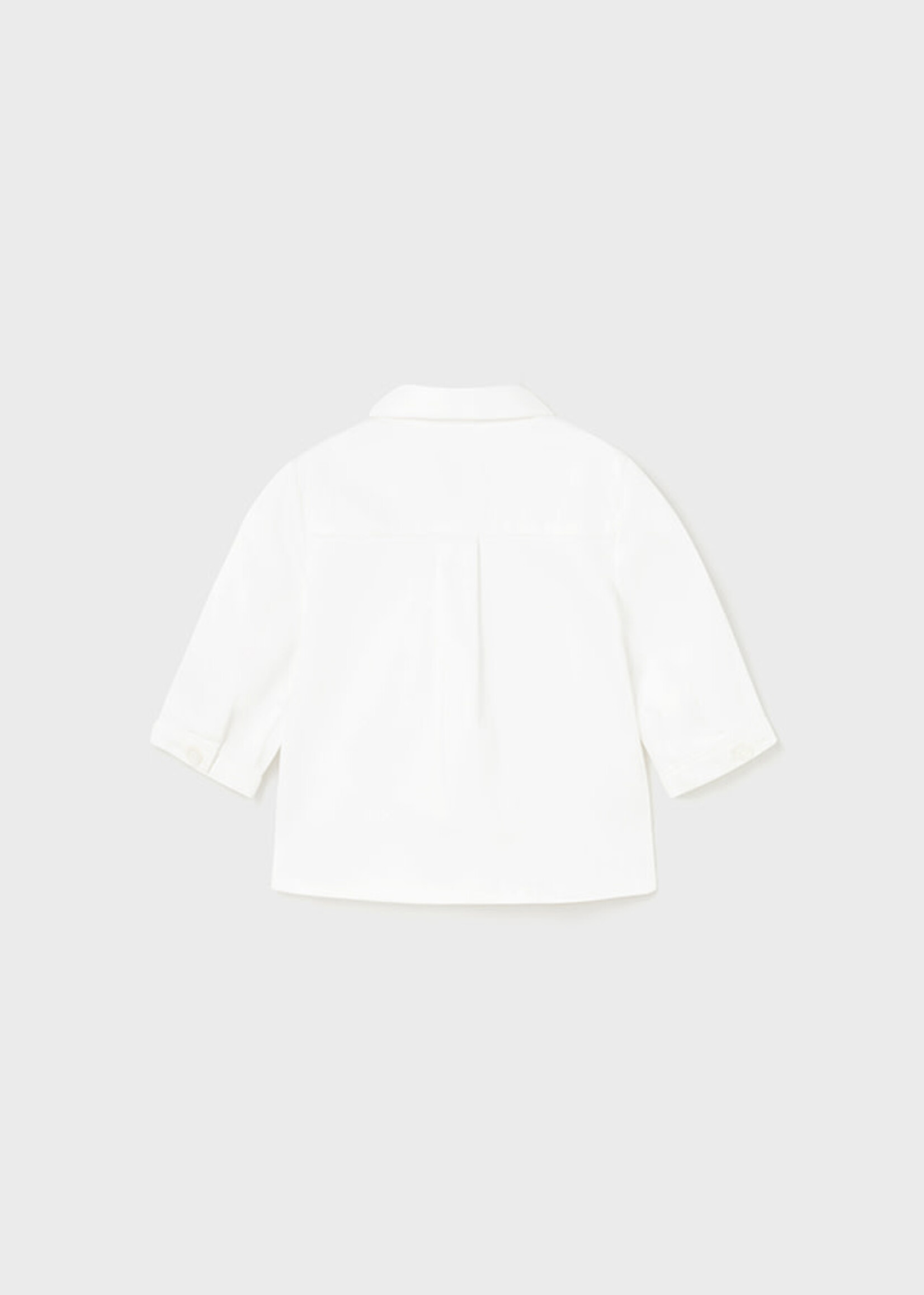 Mayoral Mayoral L/s shirt and bowtie White - 23 02165