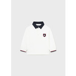 Mayoral Mayoral L/s polo Cream - 23 02168