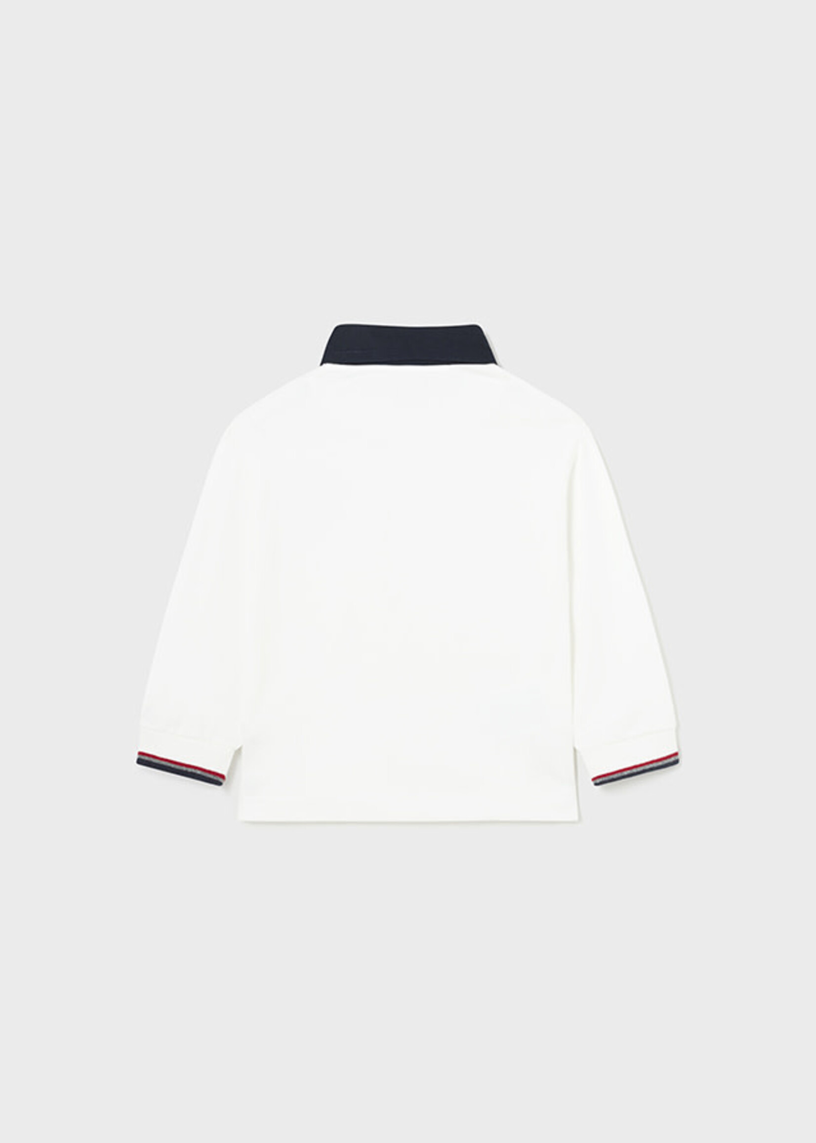 Mayoral Mayoral L/s polo Cream - 23 02168