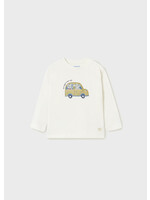 Mayoral Mayoral L/s t-shirt Cream - 23 02023