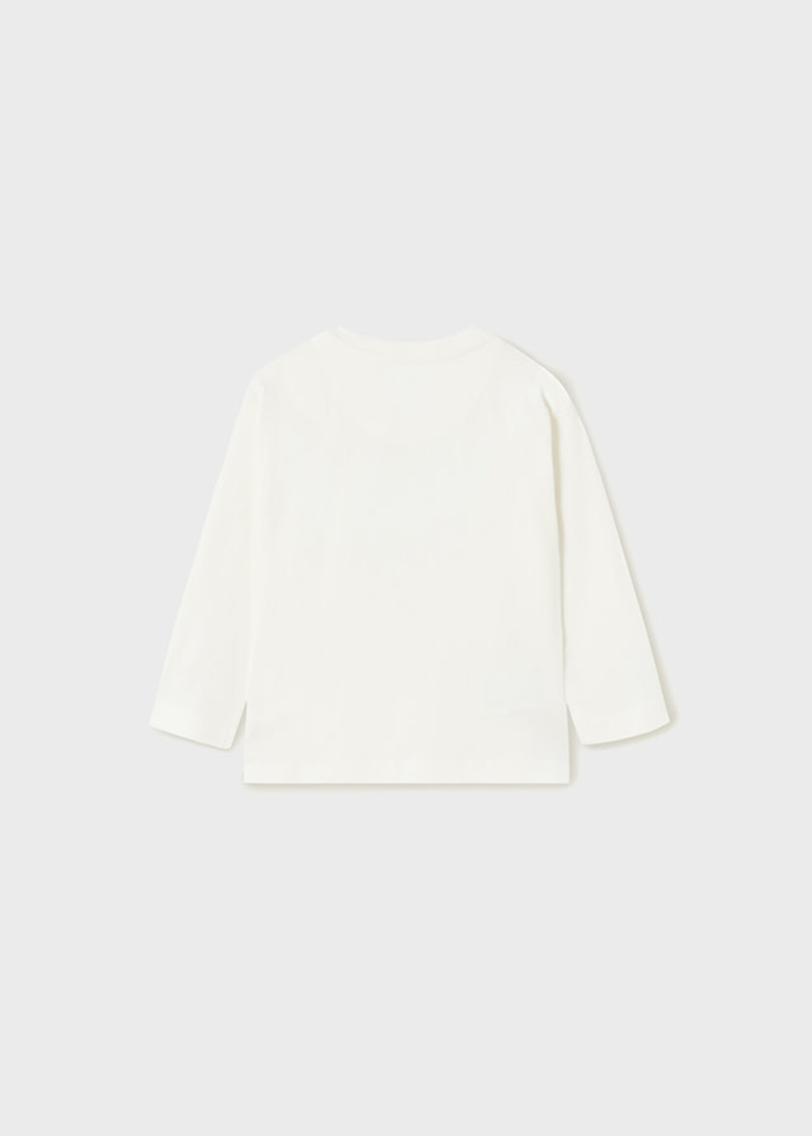 Mayoral Mayoral L/s t-shirt Cream - 23 02023