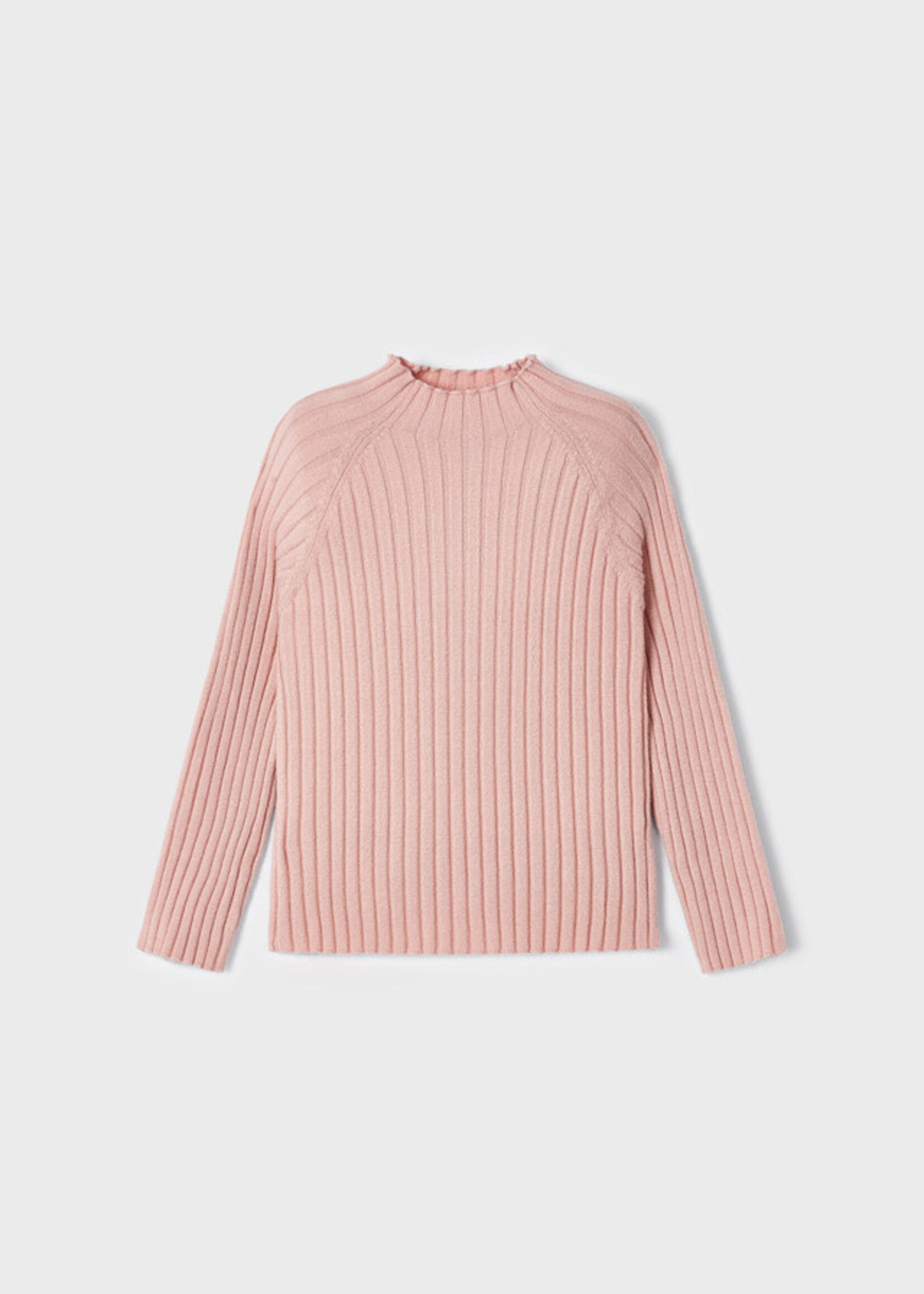 Mayoral Mayoral Rib mockneck sweater Nude - 23 04002