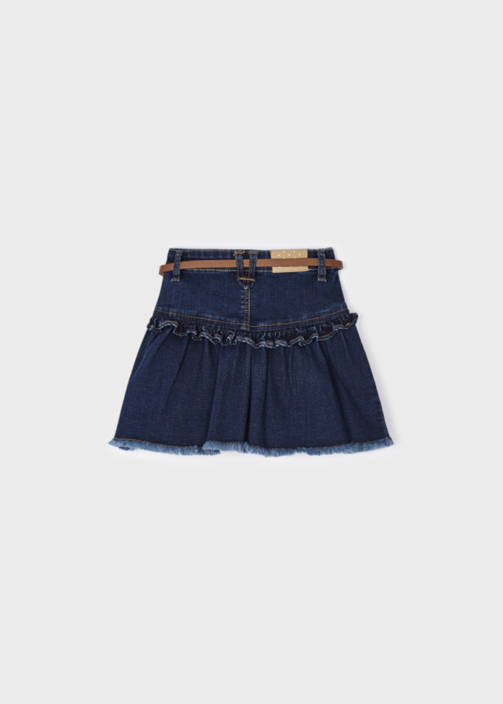 Mayoral Mayoral Denim skirt with belt Dark - 23 04905