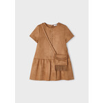 Mayoral Mayoral Suede dress Cinammon - 23 04984