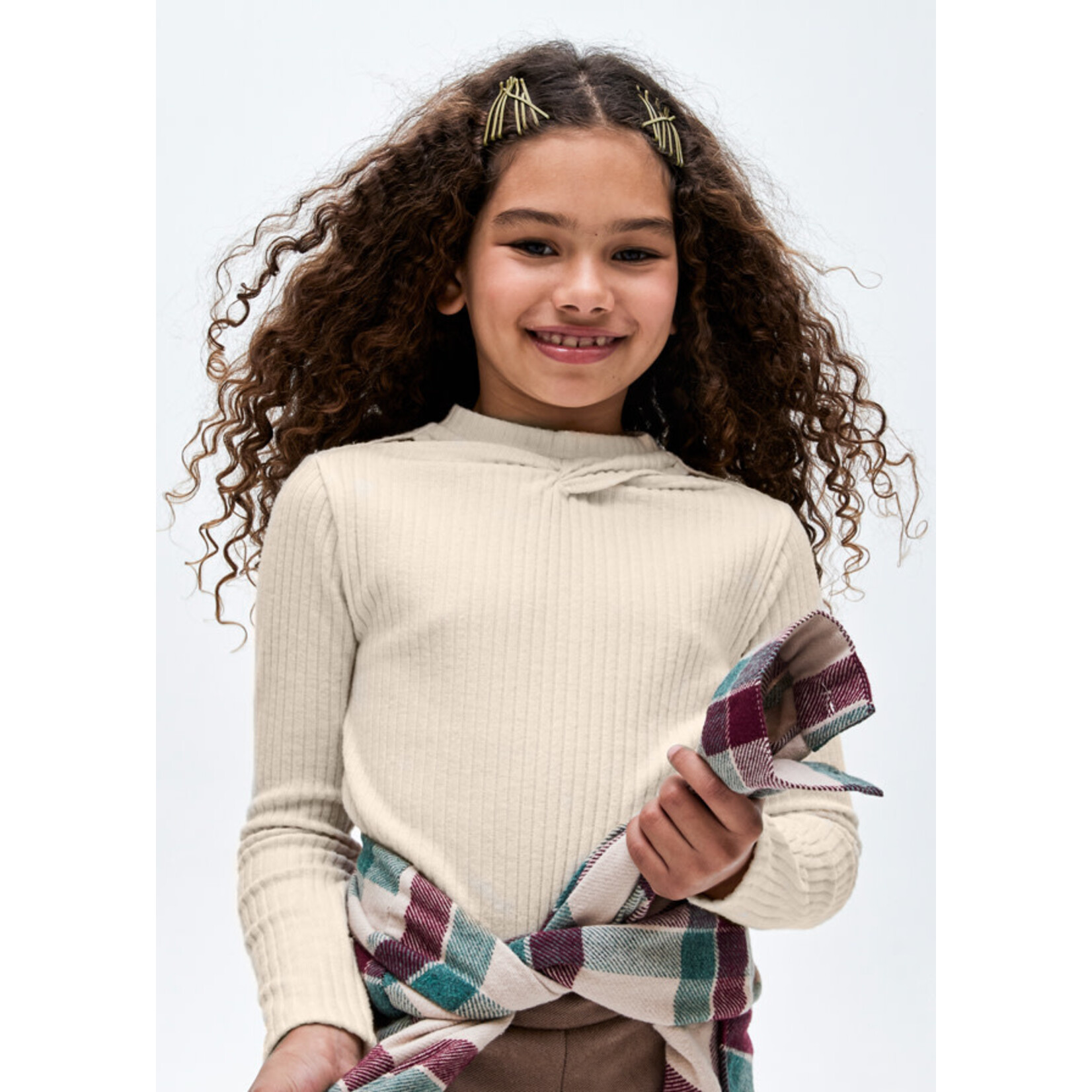 Mayoral Mayoral L/s ribbed shirt Chickpea - 23 07051