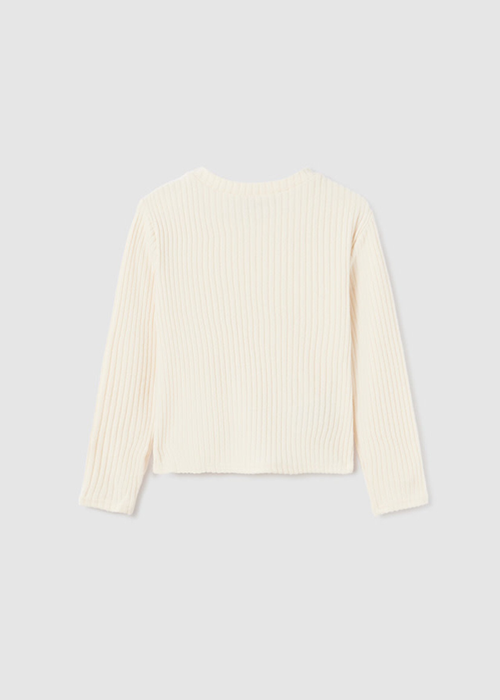 Mayoral Mayoral L/s ribbed shirt Chickpea - 23 07051