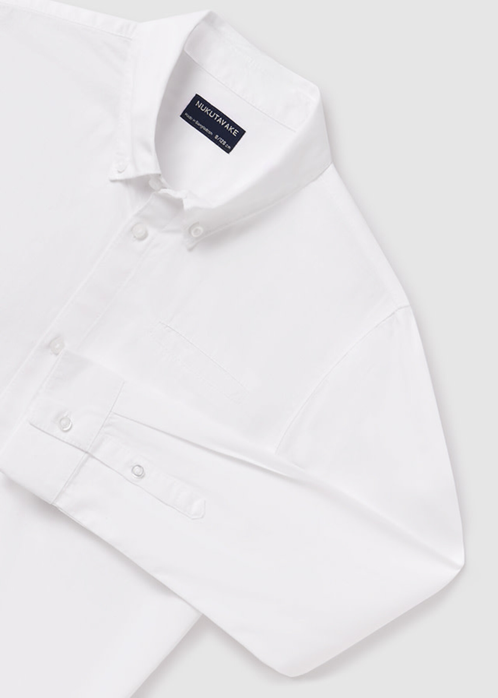 Mayoral Mayoral Basic l/s shirt White - 23 00874