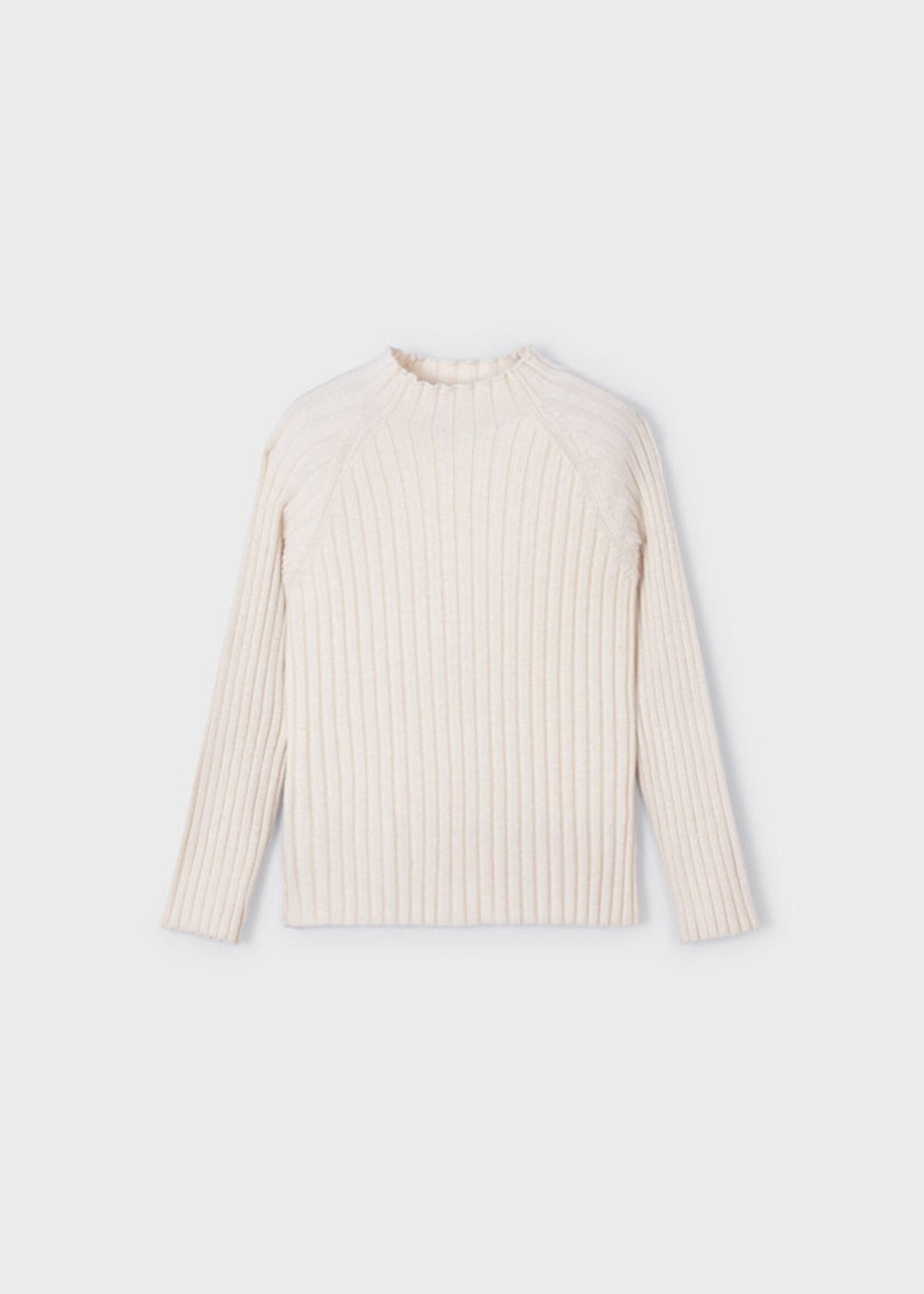 Mayoral Mayoral Rib mockneck sweater Chickpea - 23 04002