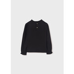 Abel & Lula Abel & Lula Interlock glitter turtleneck Black - 23 05651