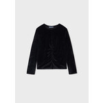 Mayoral Mayoral Velvet l/s shirt Black - 22 07024