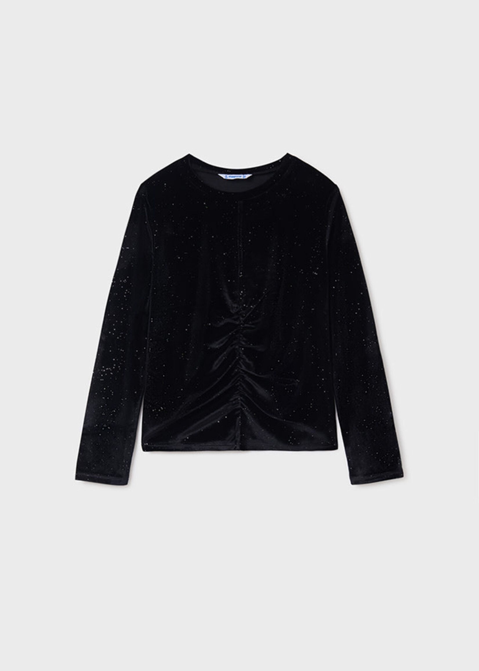 Mayoral Mayoral Velvet l/s shirt Black - 22 07024