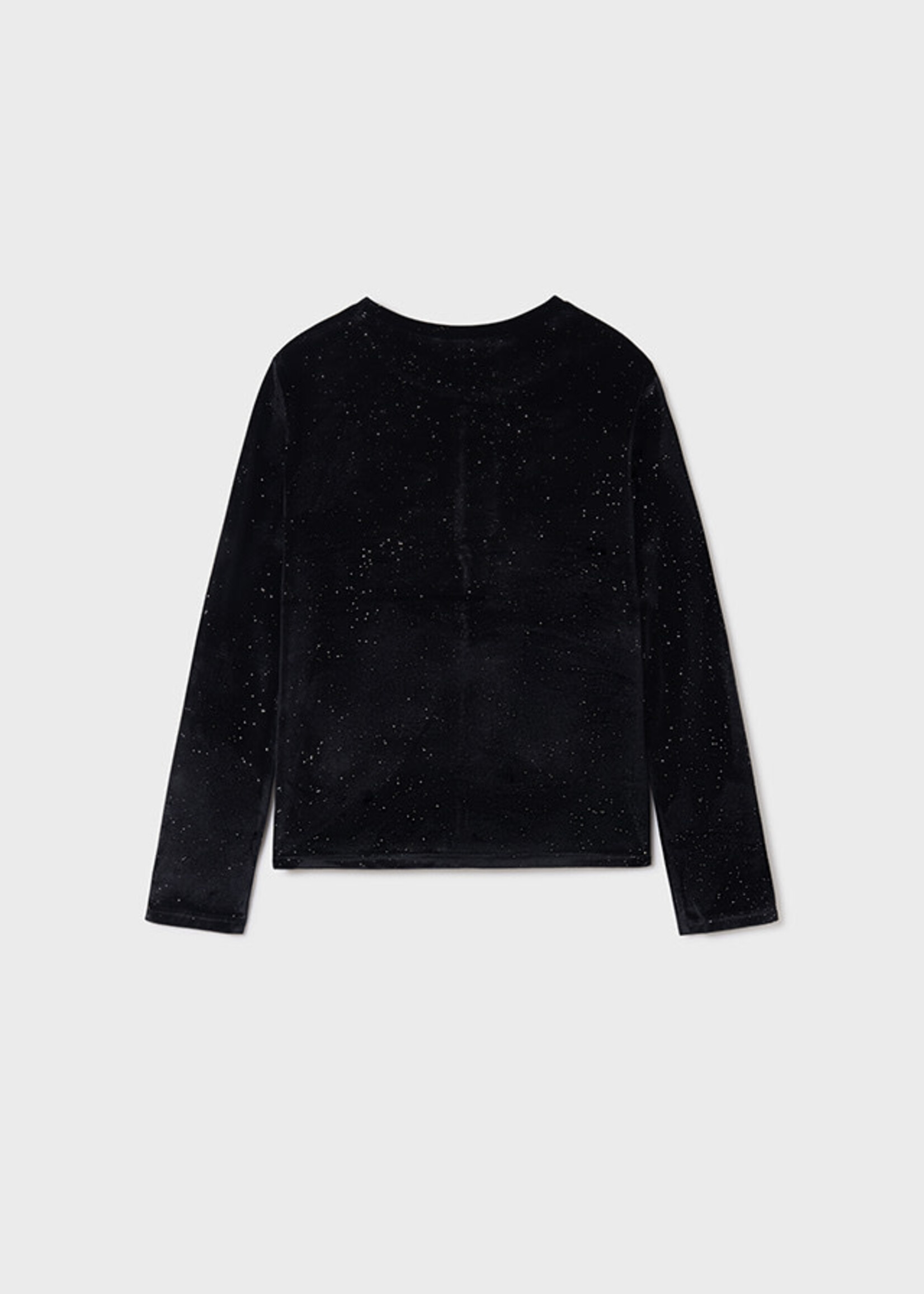 Mayoral Mayoral Velvet l/s shirt Black - 22 07024