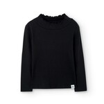Boboli Boboli Knit t-Shirt for girl BLACK 457196