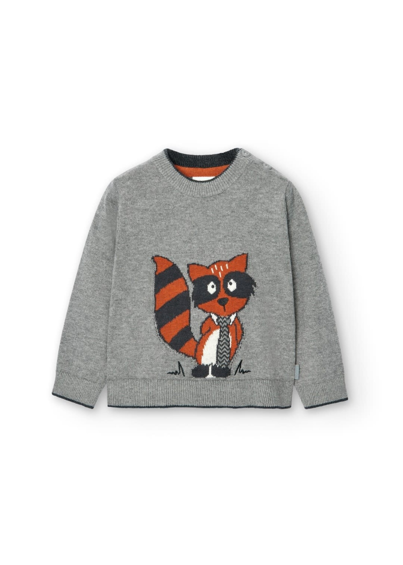 Boboli Knitwear pullover for boy -BCI grey 717005