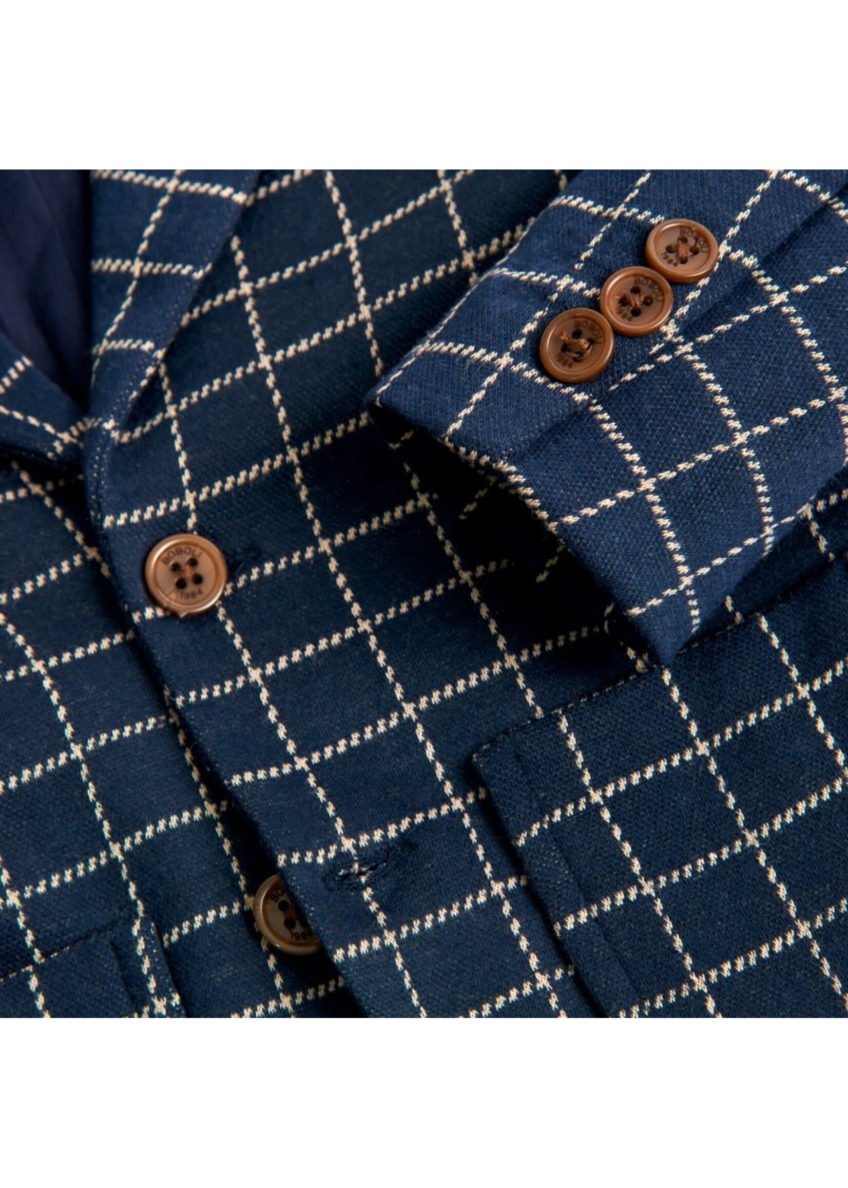 Boboli Boboli Knit blazer check for baby -BCI checks 717139B