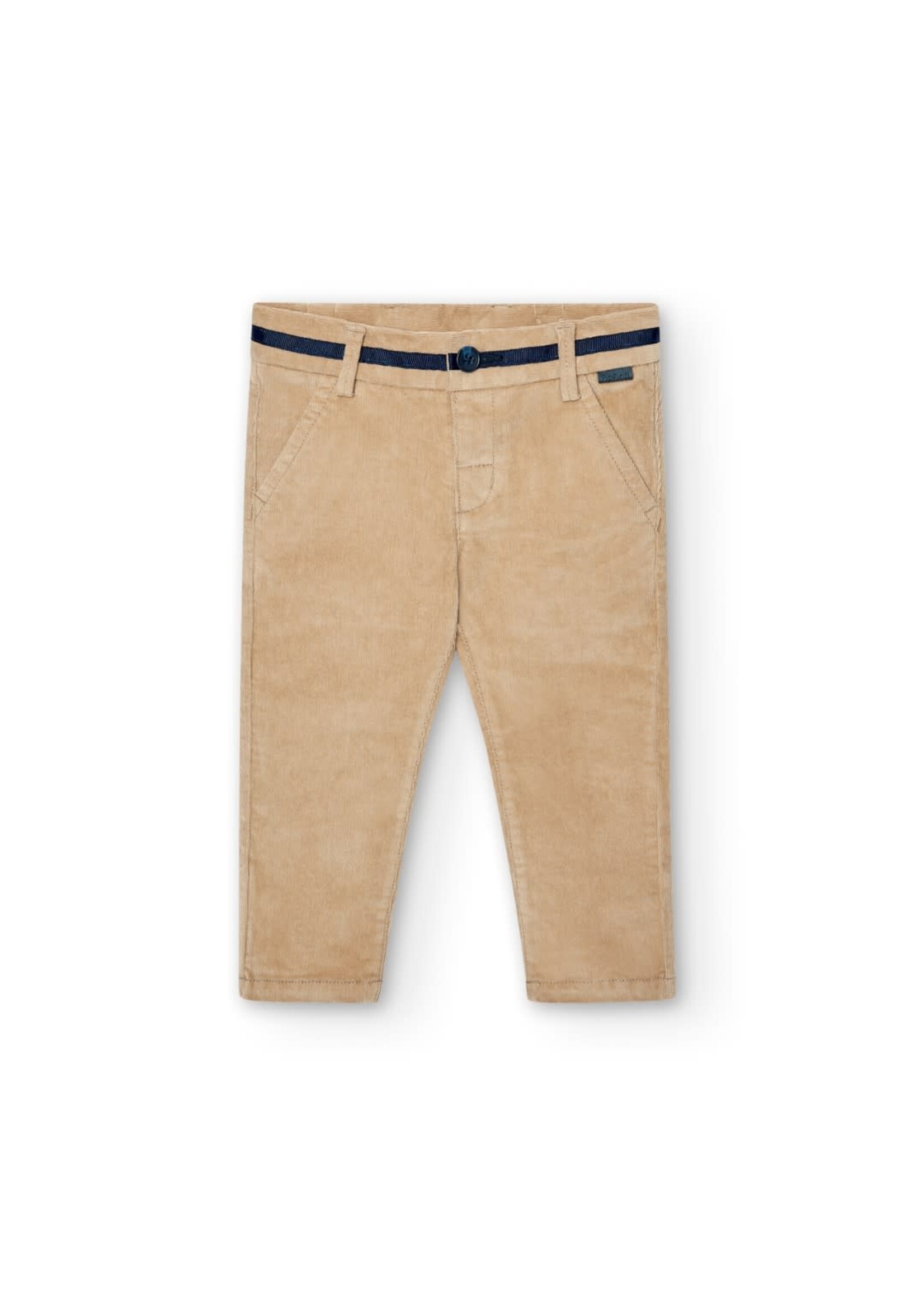 Boboli Microcorduroy trousers for boy -BCI beig 717027