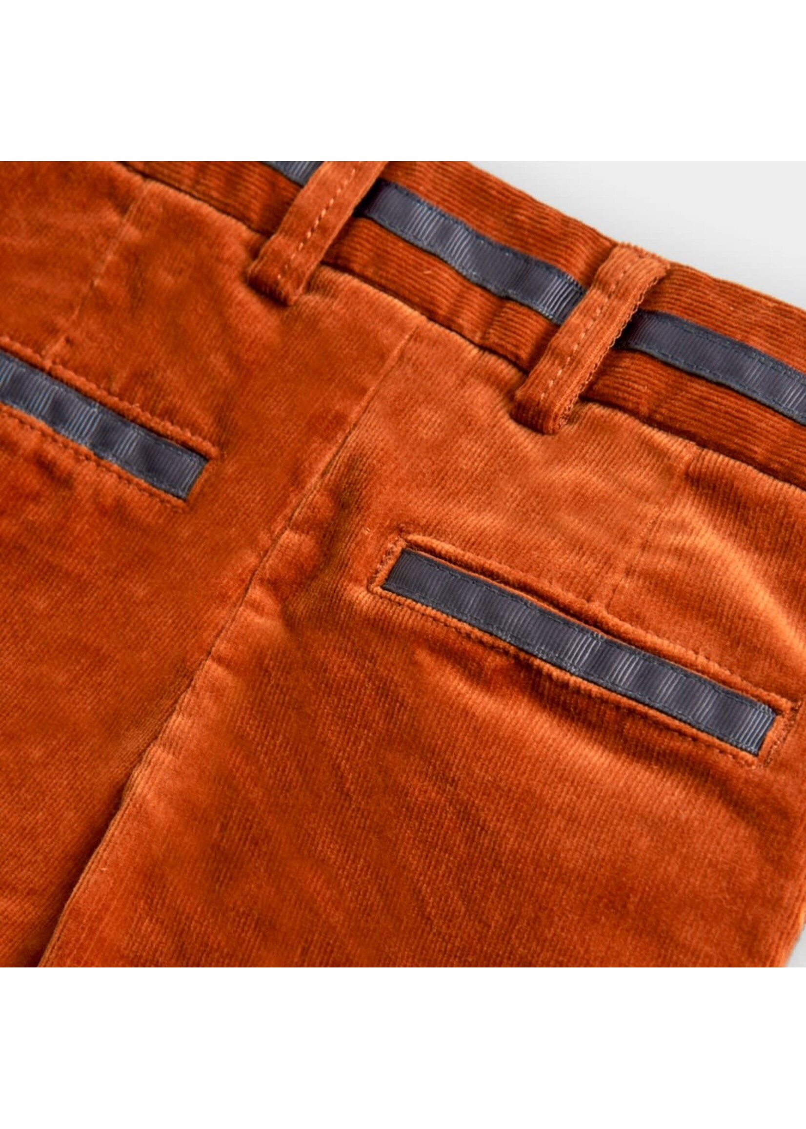 Boboli Microcorduroy trousers for baby boy -BCI copper 717027B