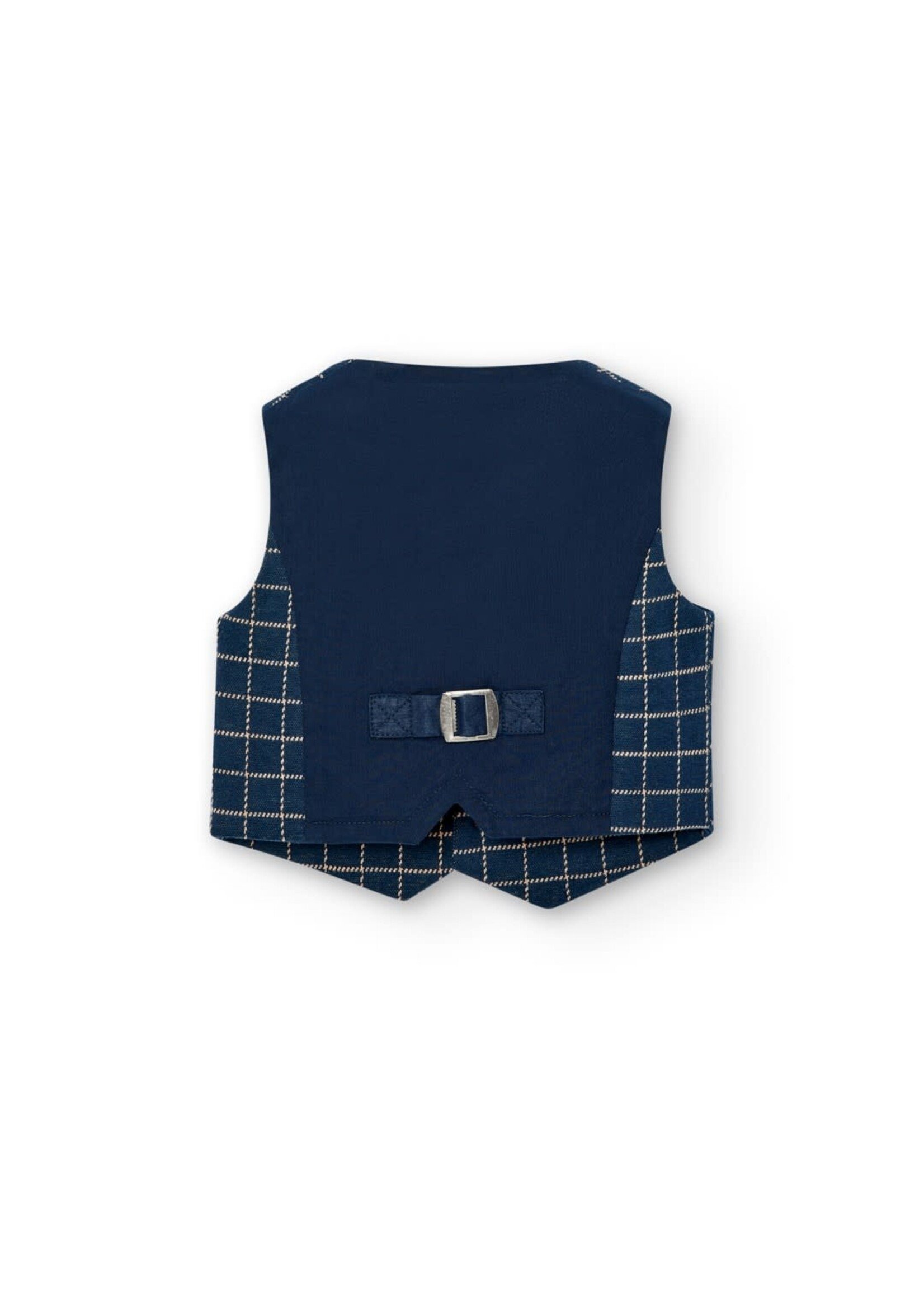 Boboli Boboli Vest check for baby boy -BCI checks 717140B