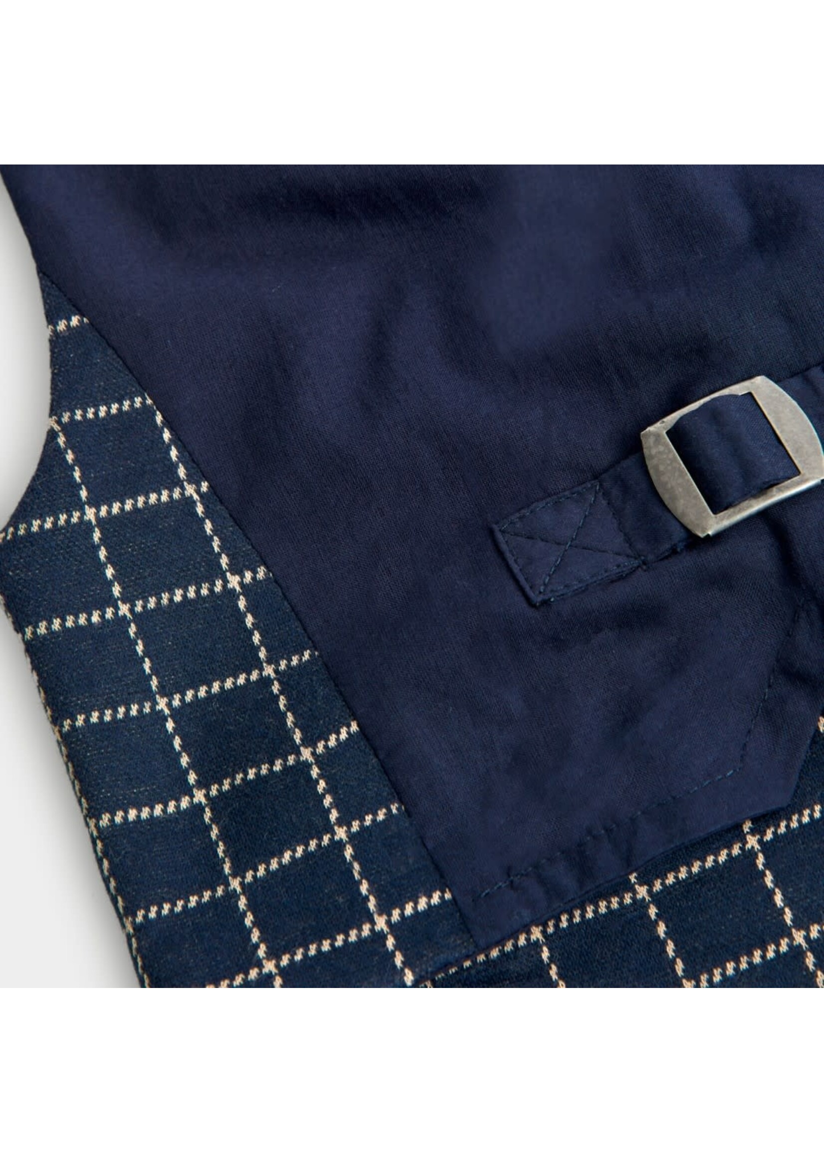 Boboli Boboli Vest check for baby boy -BCI checks 717140B