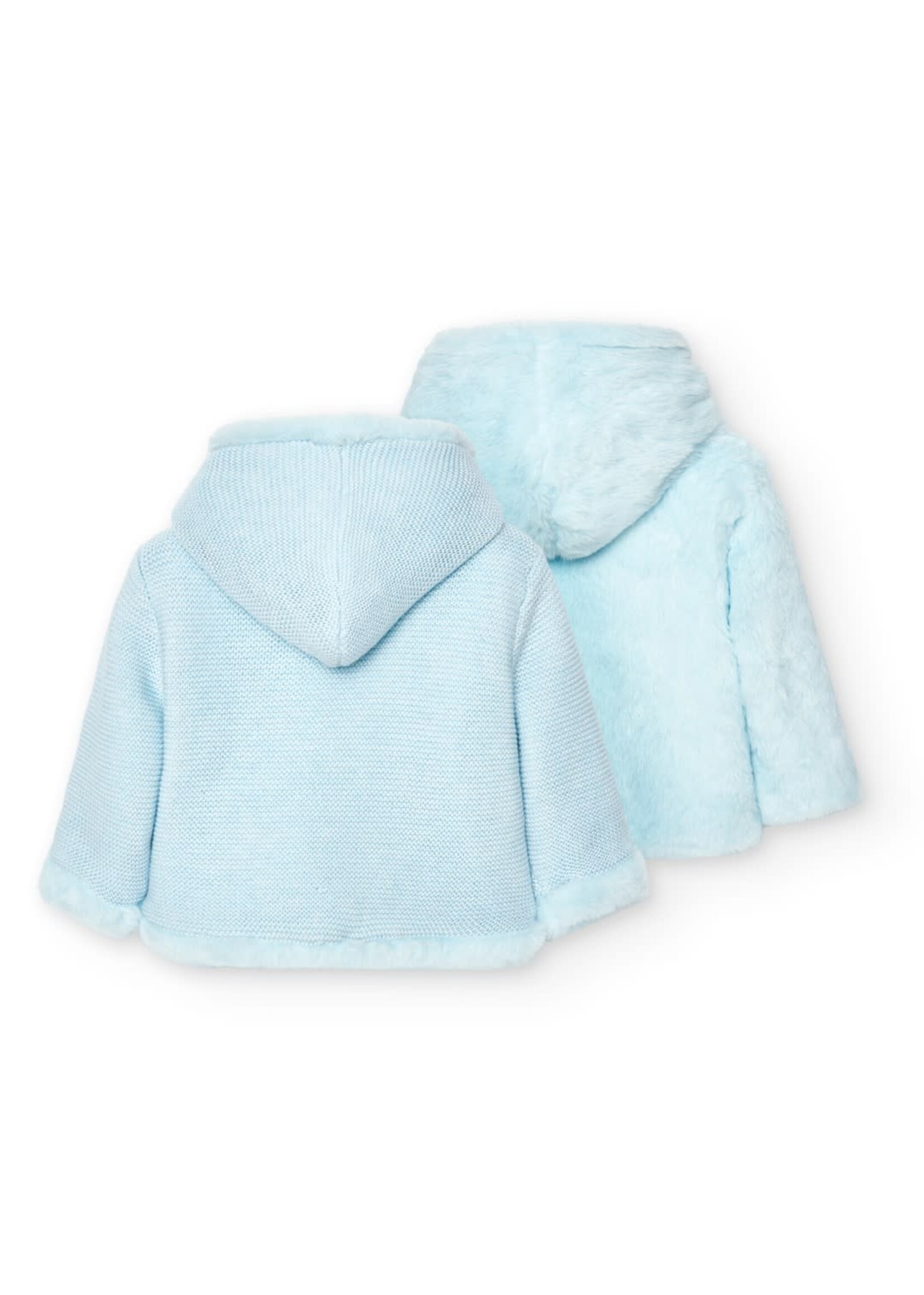 Boboli Jacket reversible for baby boy -BCI SKY BLUE 757009B