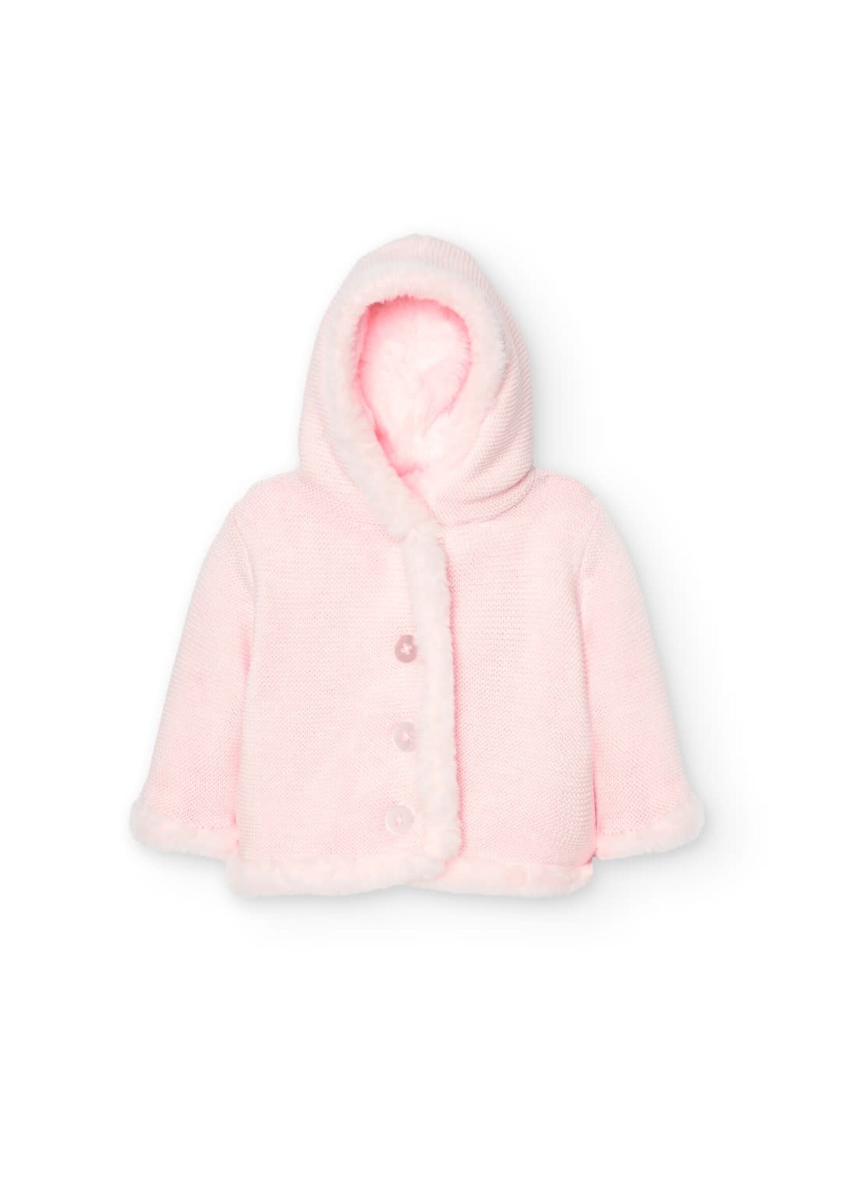 Boboli Jacket reversible for baby girl -BCI ROSE 747008B