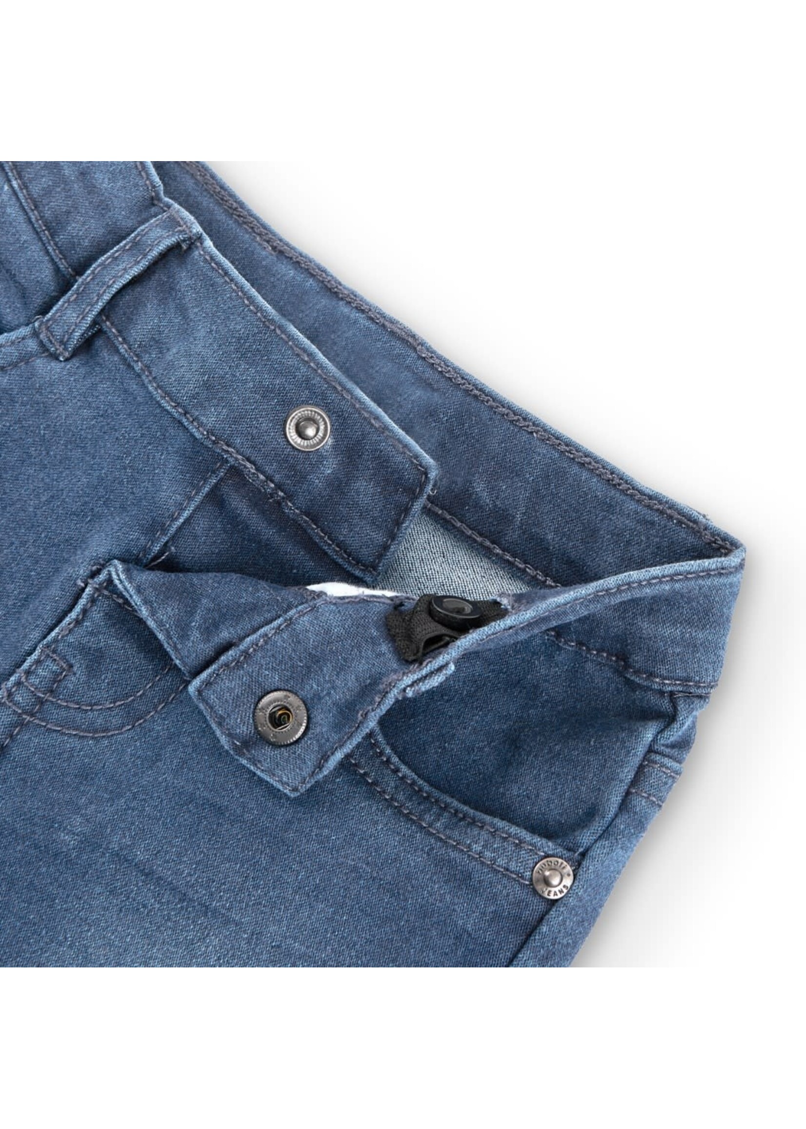 Boboli Boboli Denim stretch trousers for baby boy BLUE 390002