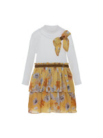 Patachou Patachou 3733555 OCHRE FLORAL PRINT F23-72