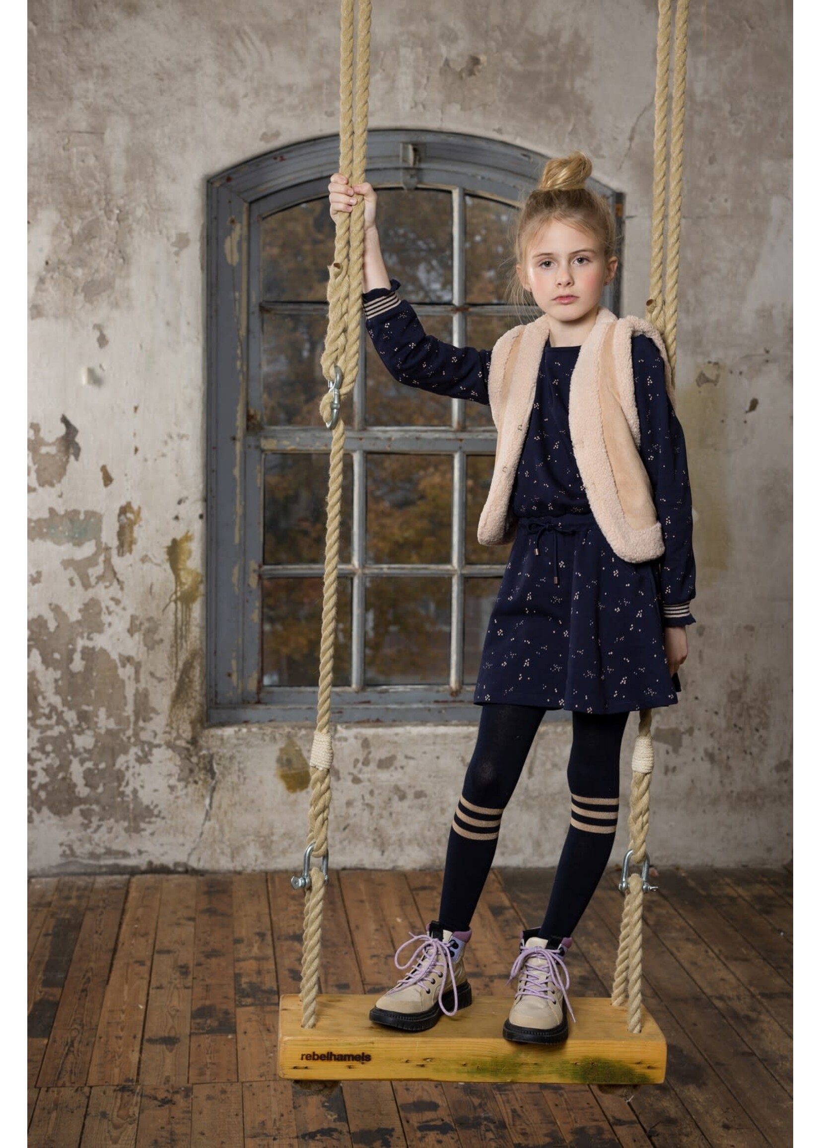 NoNo NoNo NONO Mira girls jersey dress navy N308-5800 Navy Blazer