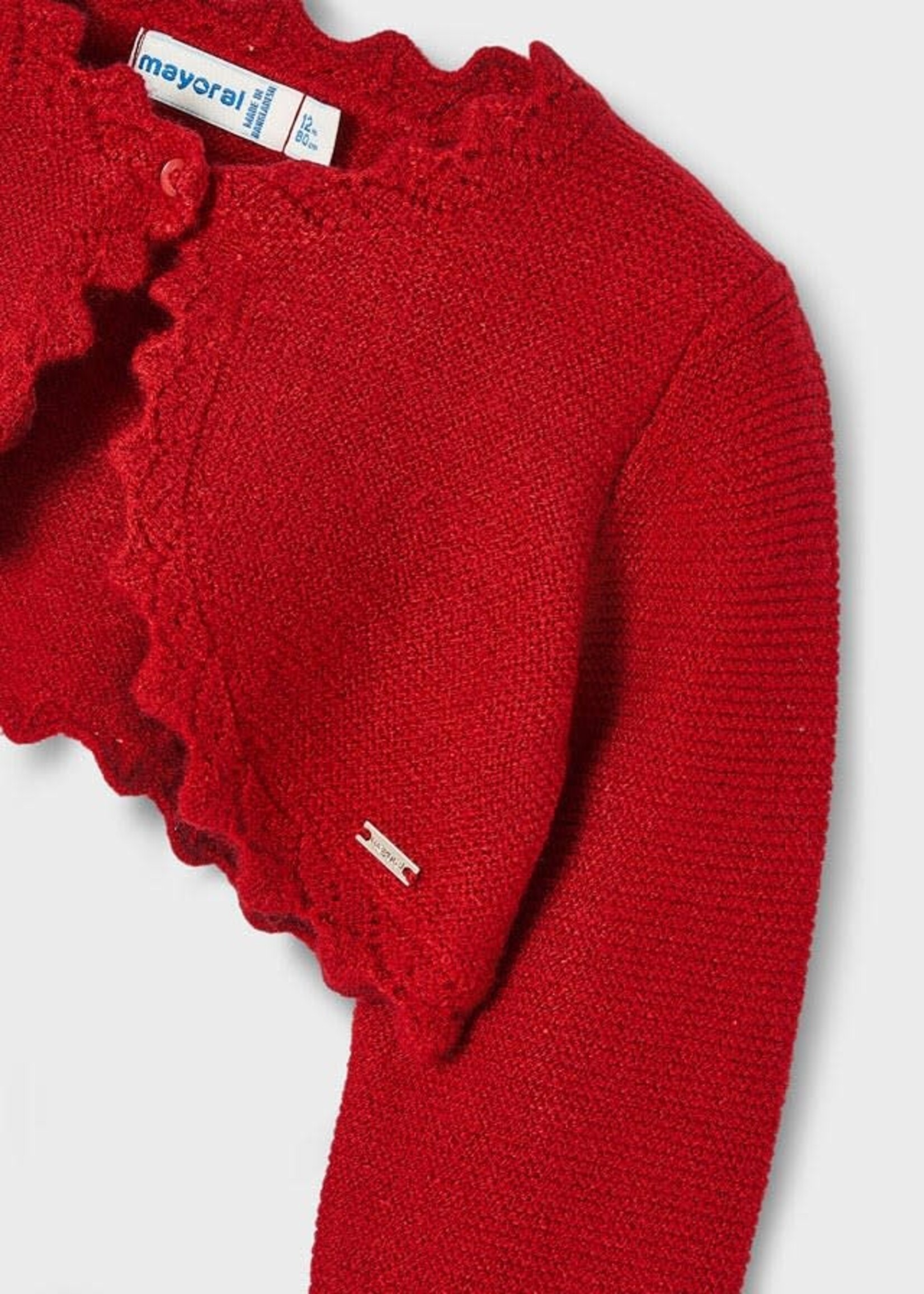 Mayoral Mayoral Basic knit cardigan Red - 22 00308