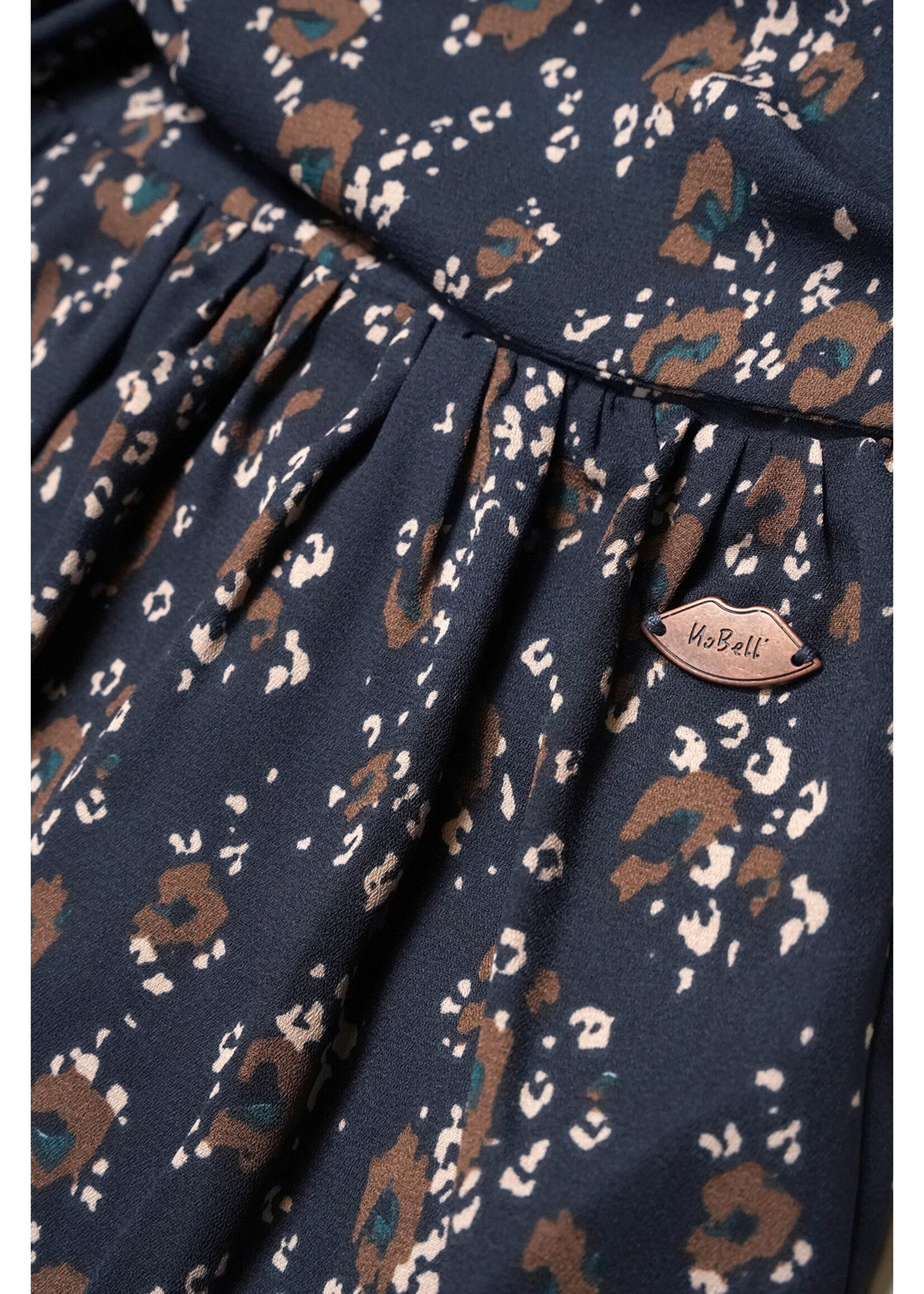 Nobell Nobell NoBell' Nadir girls animal printed skirt navy Q308-3701 Navy Blazer