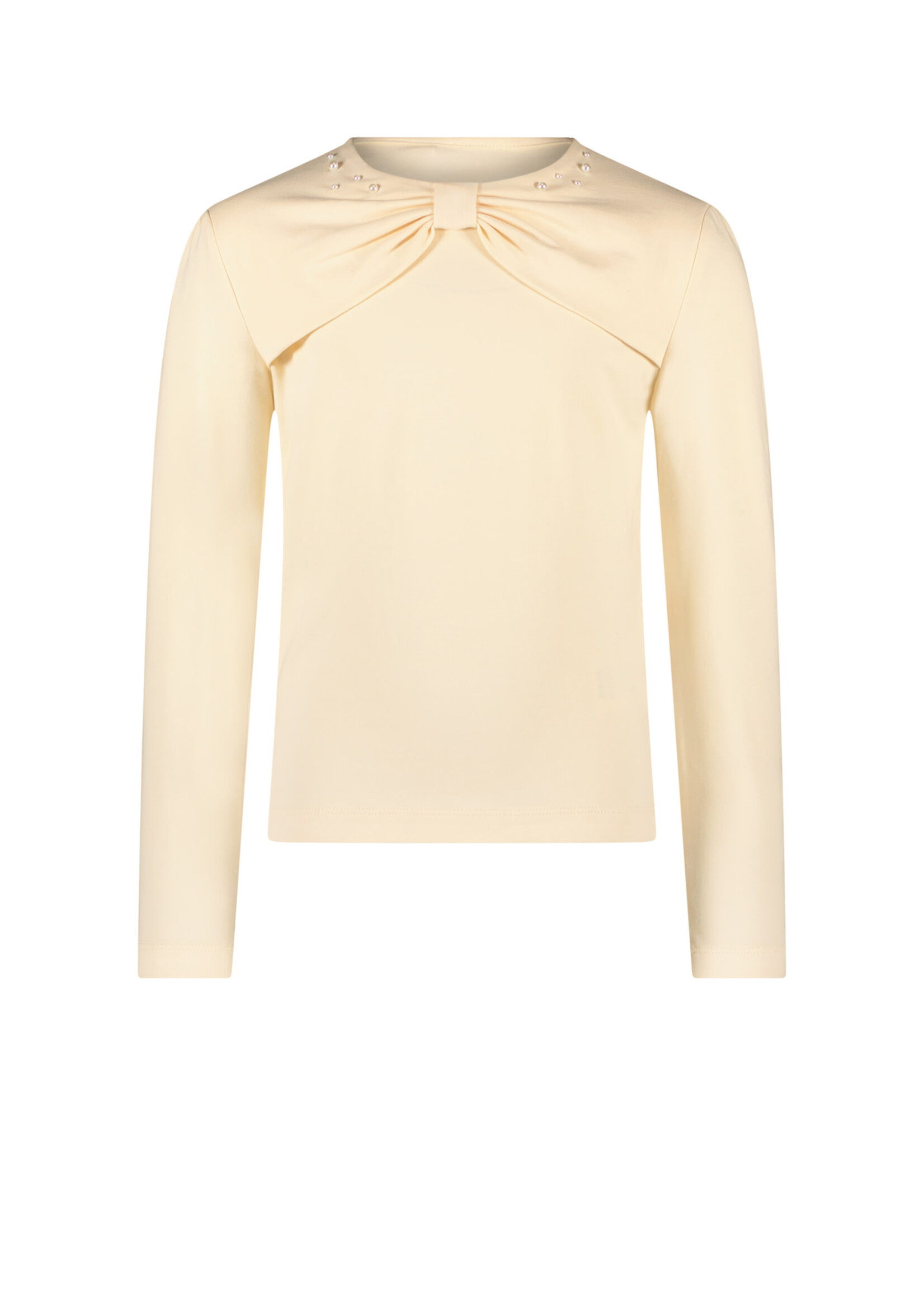 Le Chic Le Chic ELIFIMBUS bow with pearls T-shirt 008 - Pearled Ivory