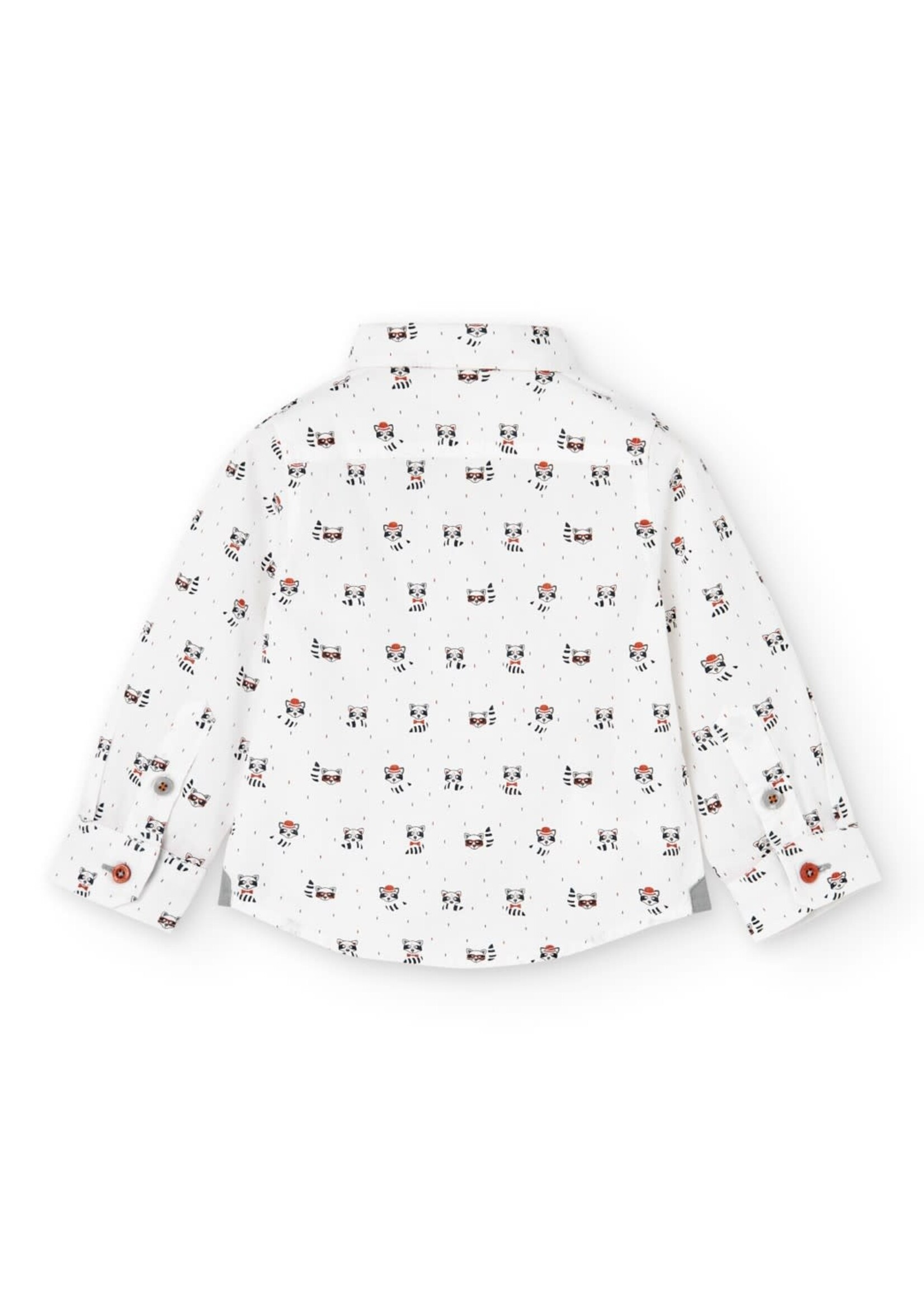 Boboli Poplin shirt for baby boy -BCI print 717016B