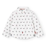 Boboli Boboli Poplin shirt for baby boy -BCI print 717016