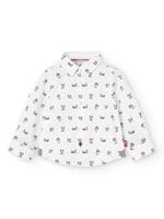 Boboli Poplin shirt for baby boy -BCI print 717016