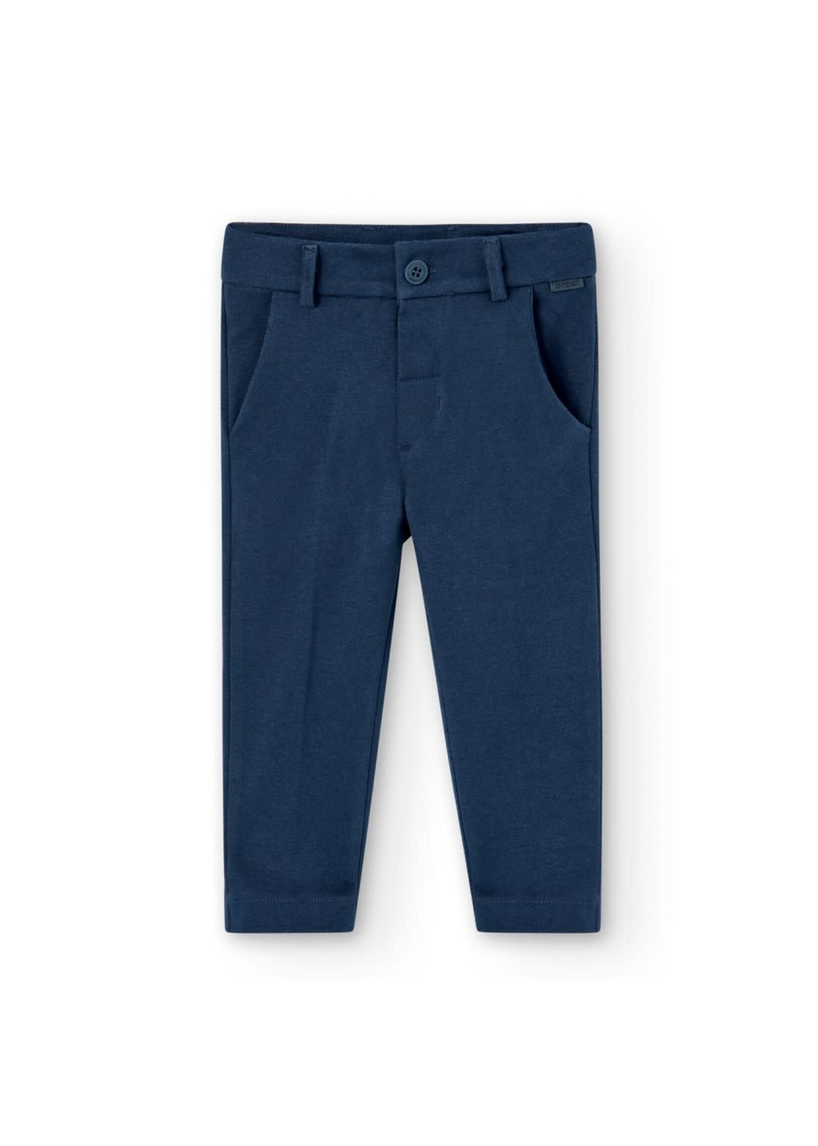 Boboli Boboli Trousers knit for baby boy navy 717072B