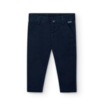 Boboli Boboli Stretch satin trousers for baby -BCI navy 717230