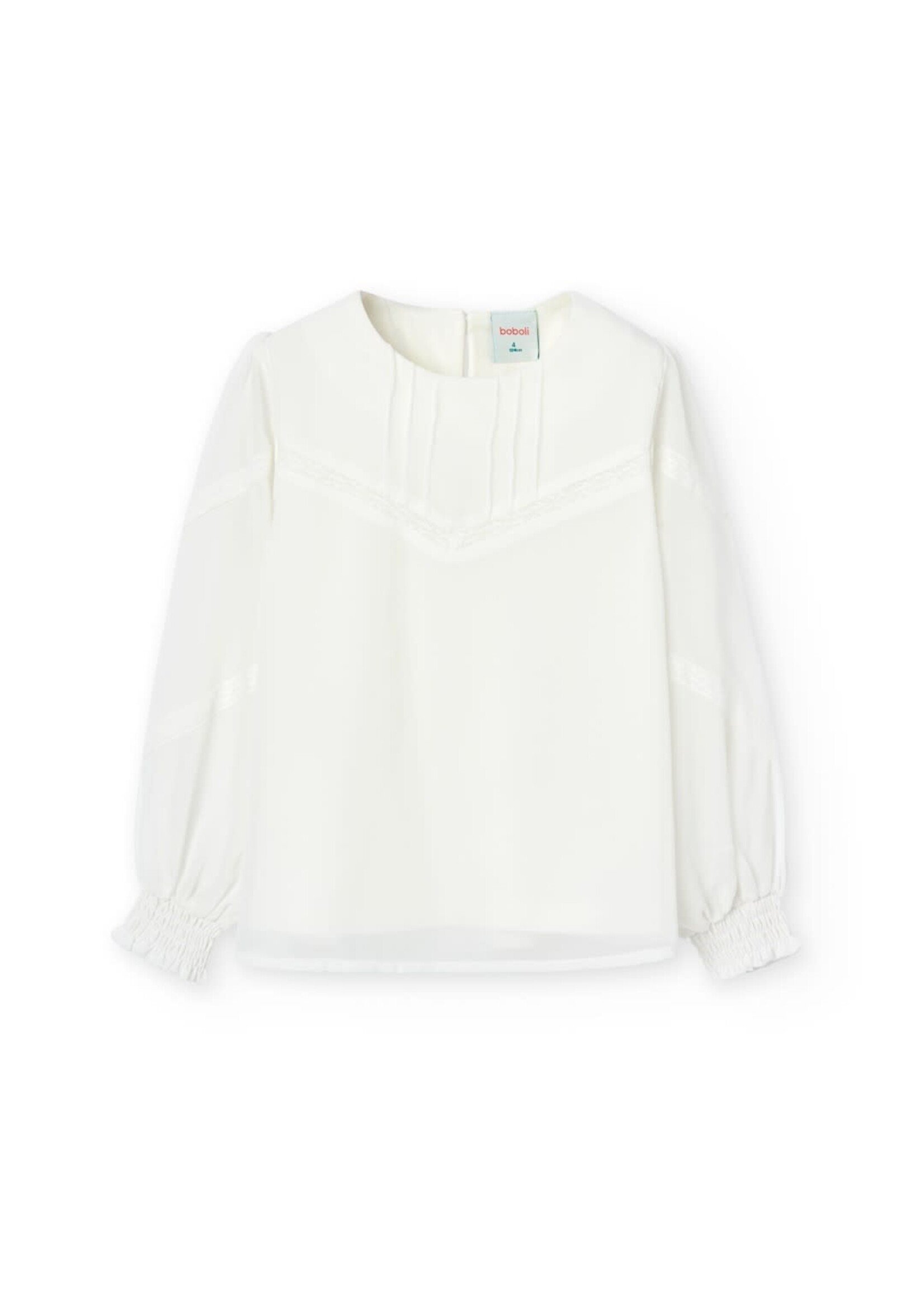Boboli Boboli Blouse gauze for girl off white 727231