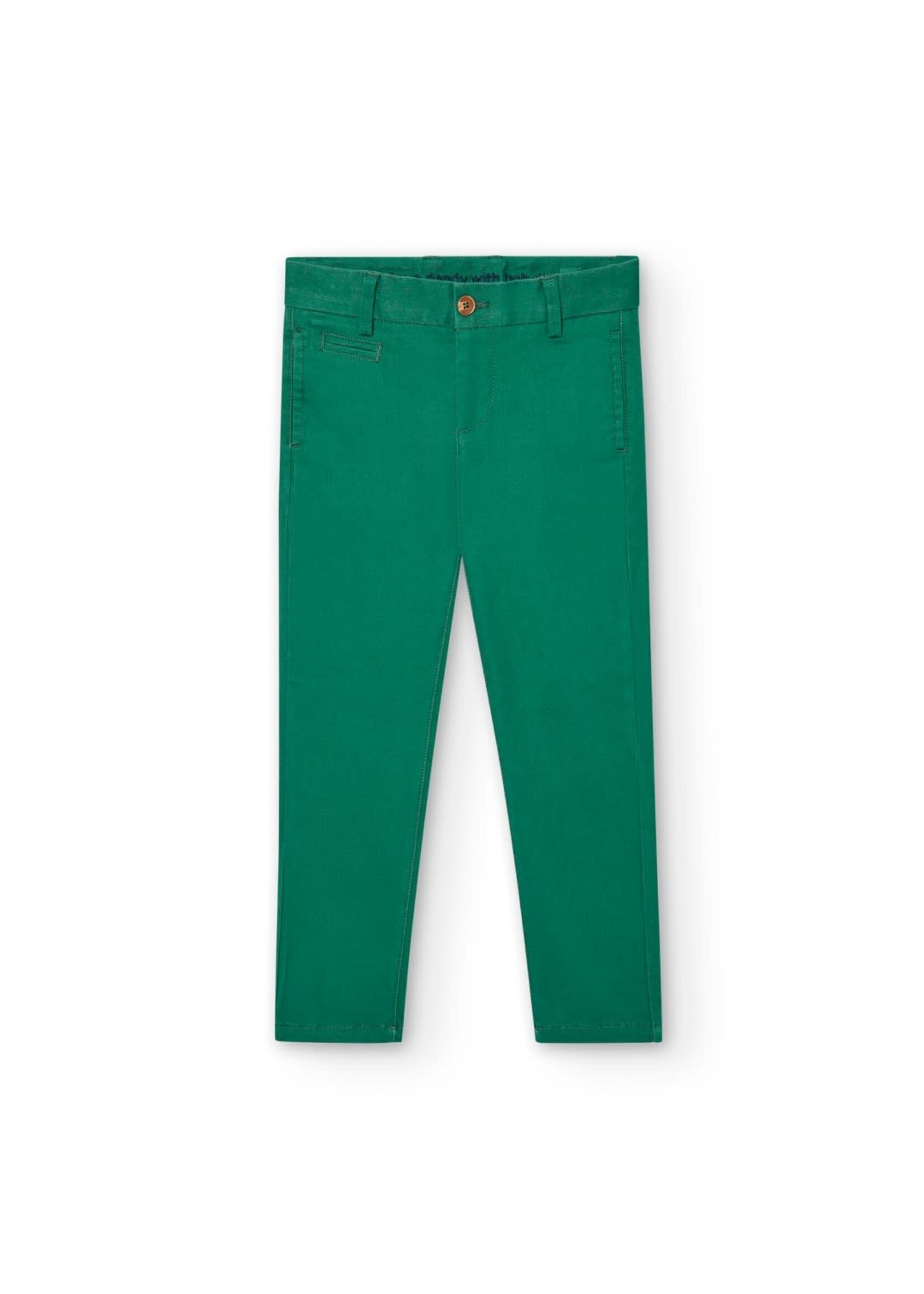 Boboli Stretch satin trousers for boy billiard 737243