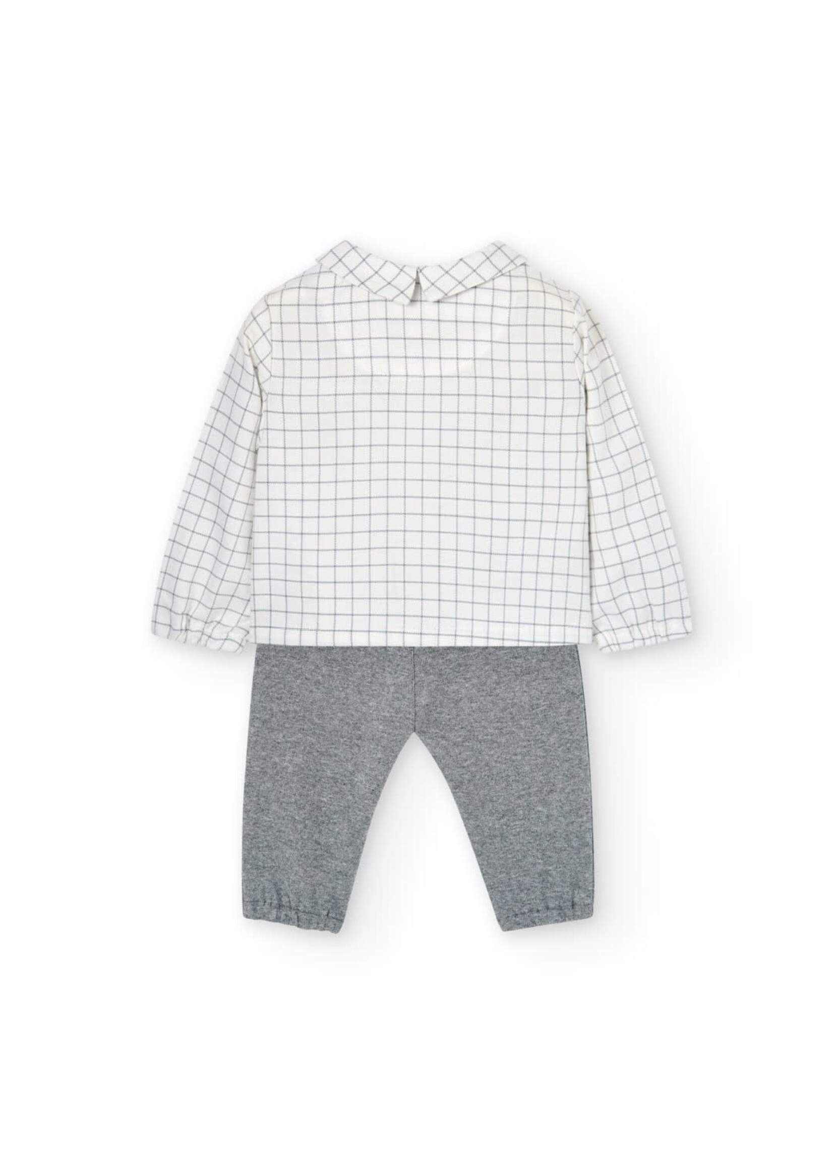 Boboli Pack combined for baby boy -BCI grey 757144B