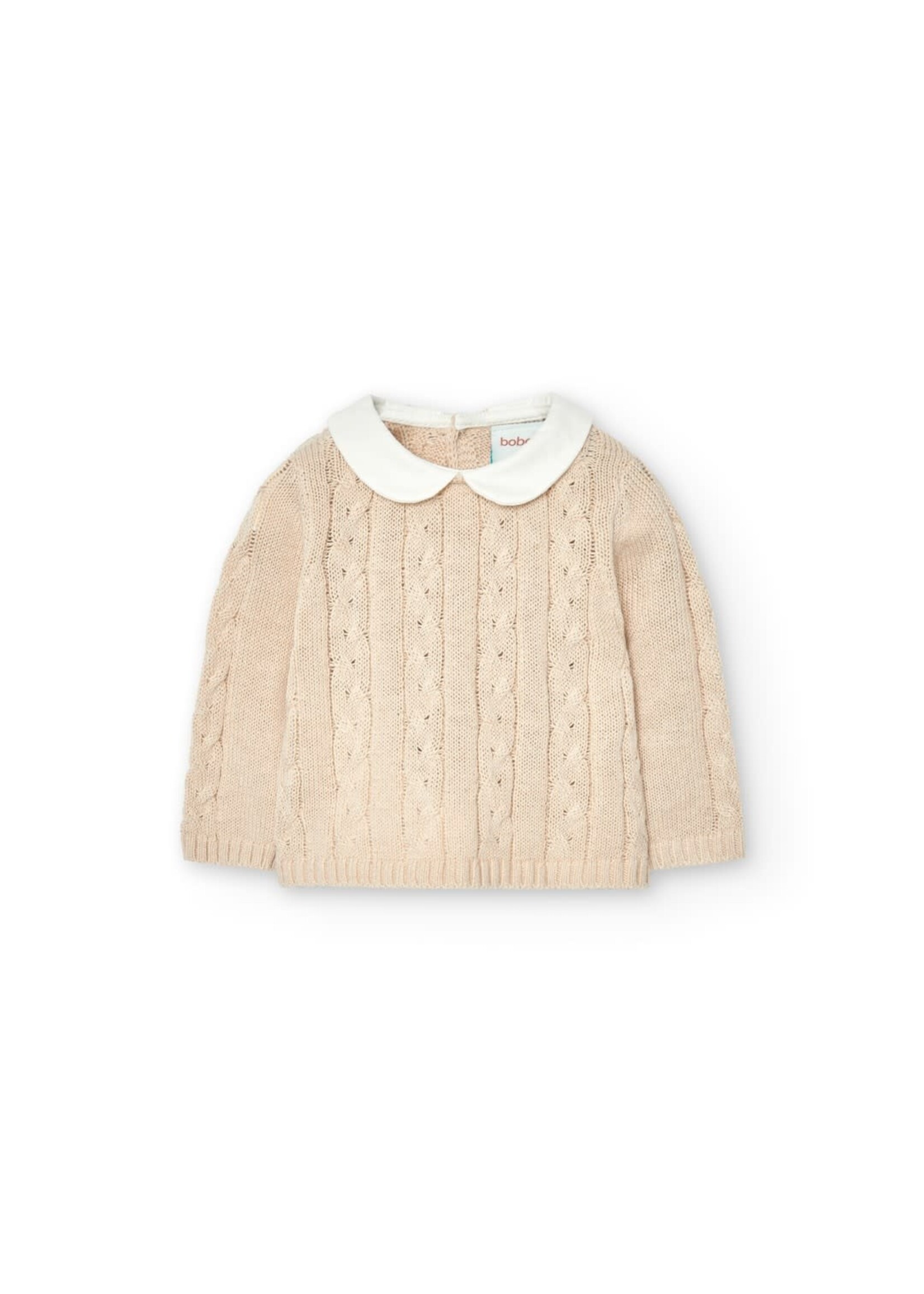 Boboli Pack knitwear for baby -BCI beige 757177B